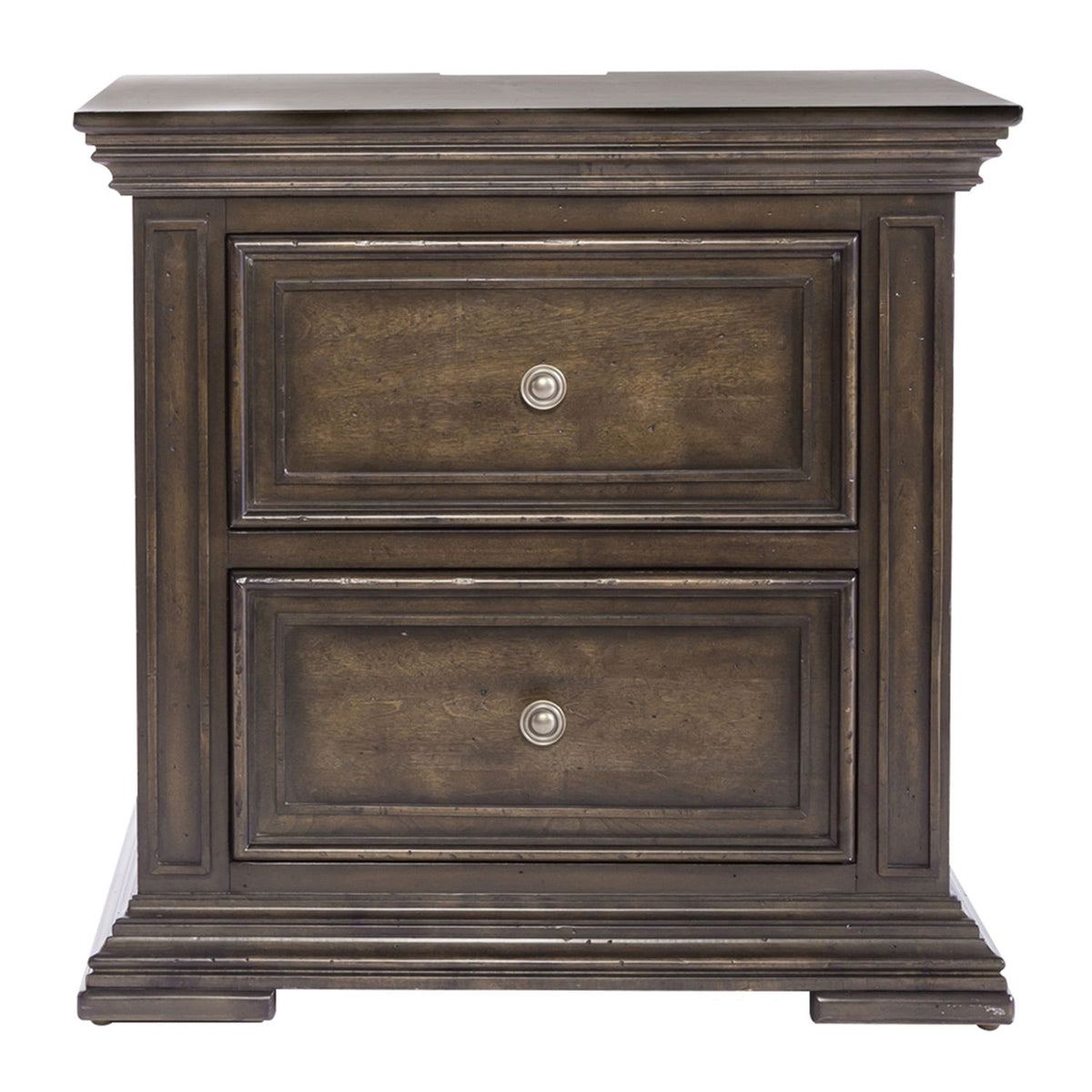 361-BR61 - 2 Drawer Night Stand w/ Charging Station - Liberty Furniture