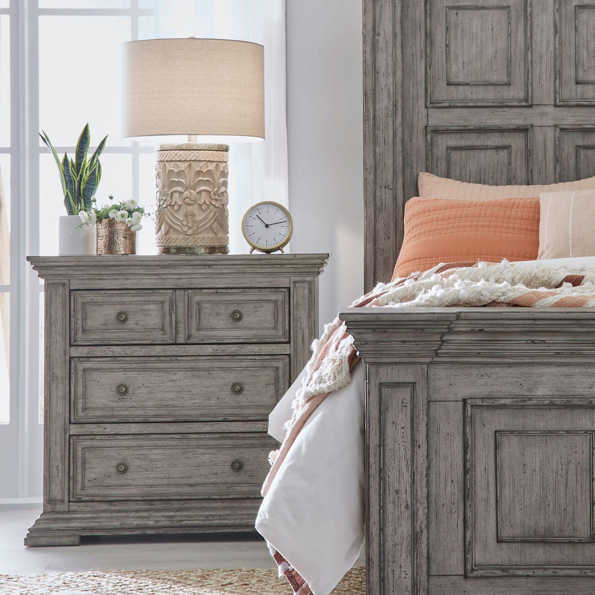 361G-BR62 - Bedside Chest w/ Charging Station - Liberty Furniture
