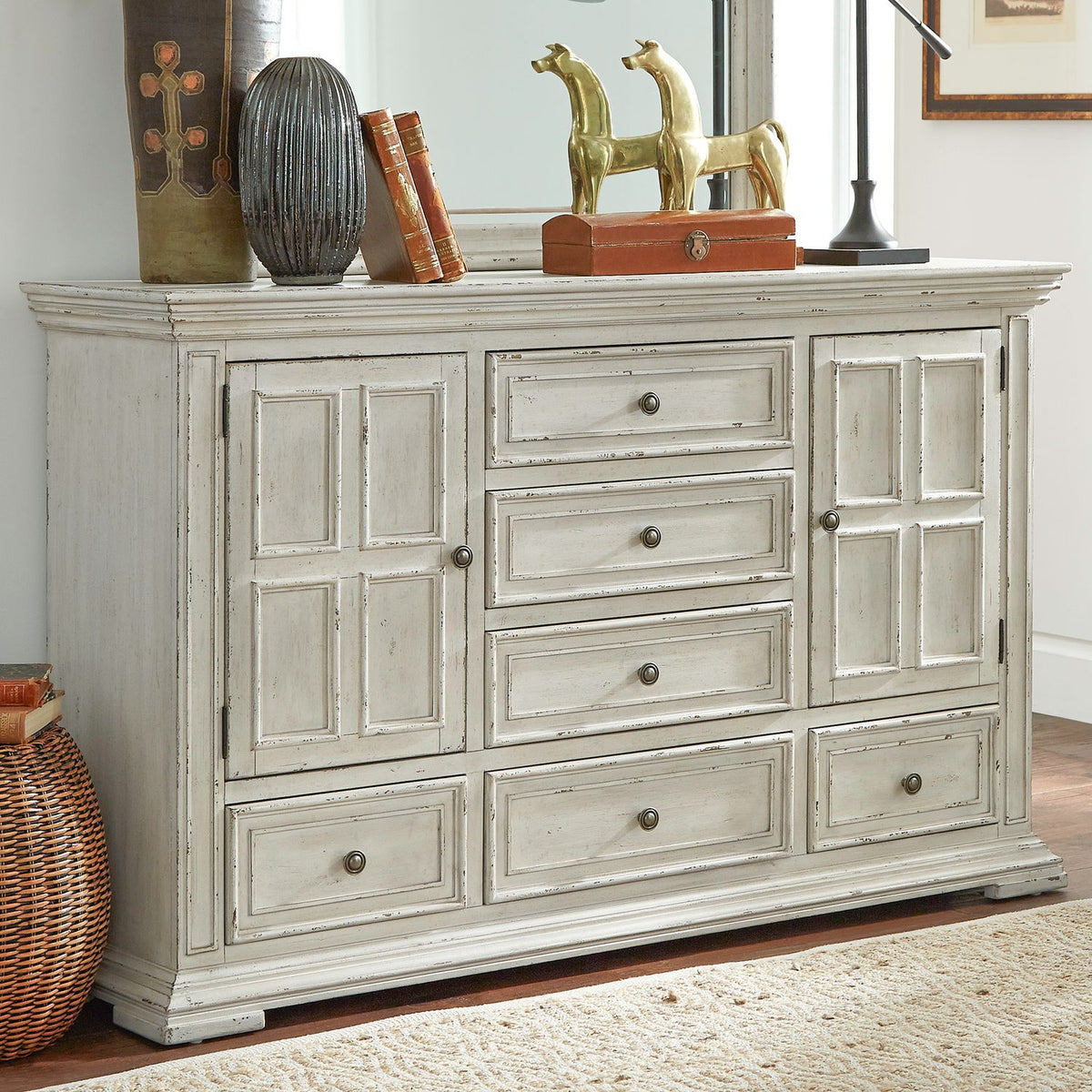 361W-BR31 - 2 Door 6 Drawer Dresser - Liberty Furniture