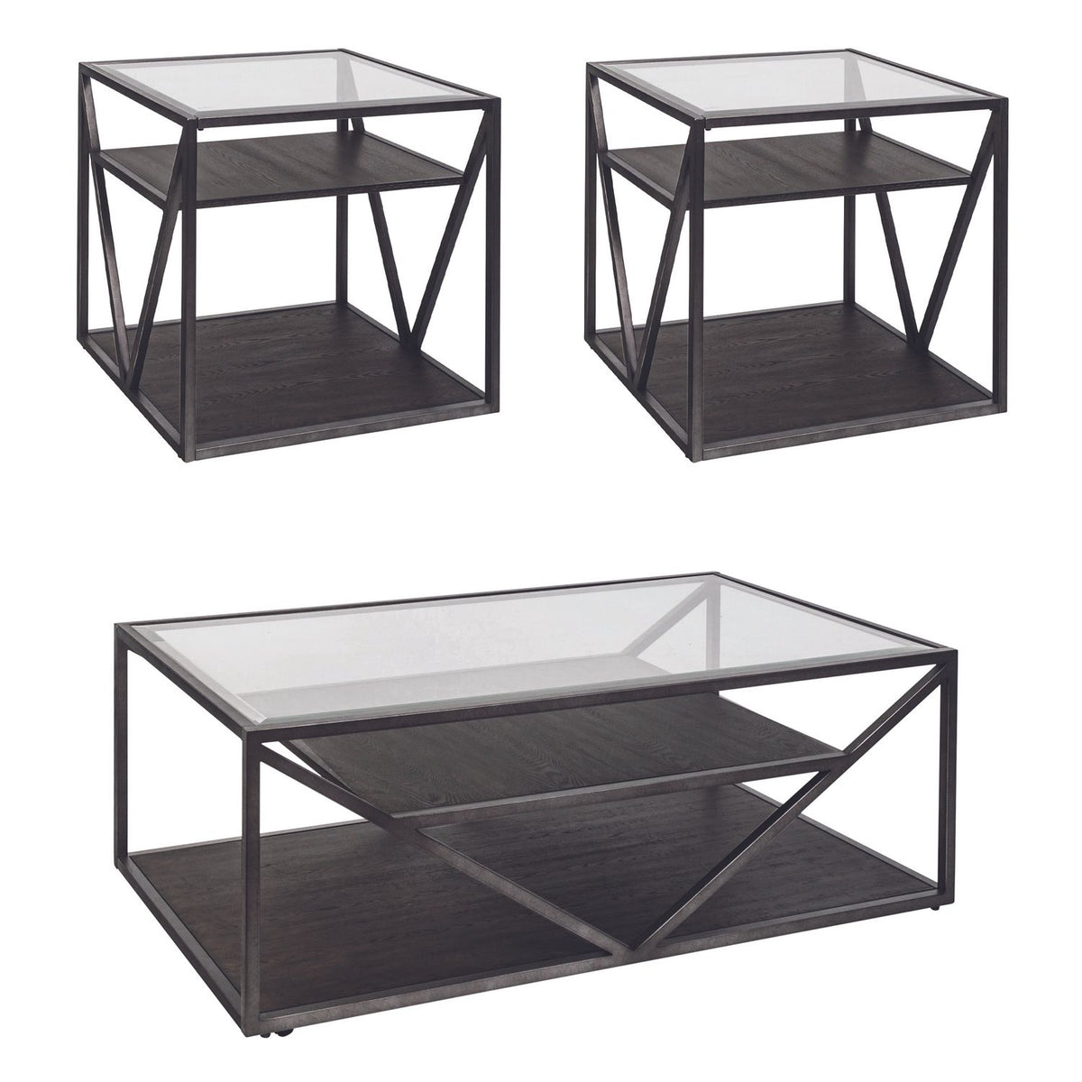 37-OT-3PCS - 3 Piece Set (1-Cocktail 2-End Tables) - Liberty Furniture