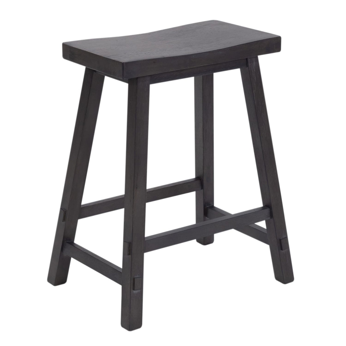 38-B1824-S - 24 Inch Sawhorse Counter Stool - Slate - Liberty Furniture