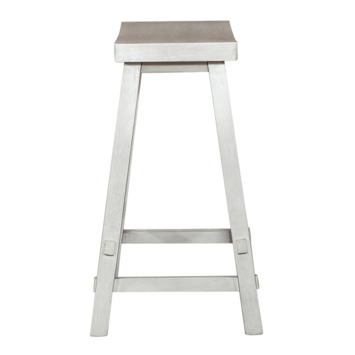 38-B1824-W - 24 Inch Sawhorse Counter Stool - White - Liberty Furniture