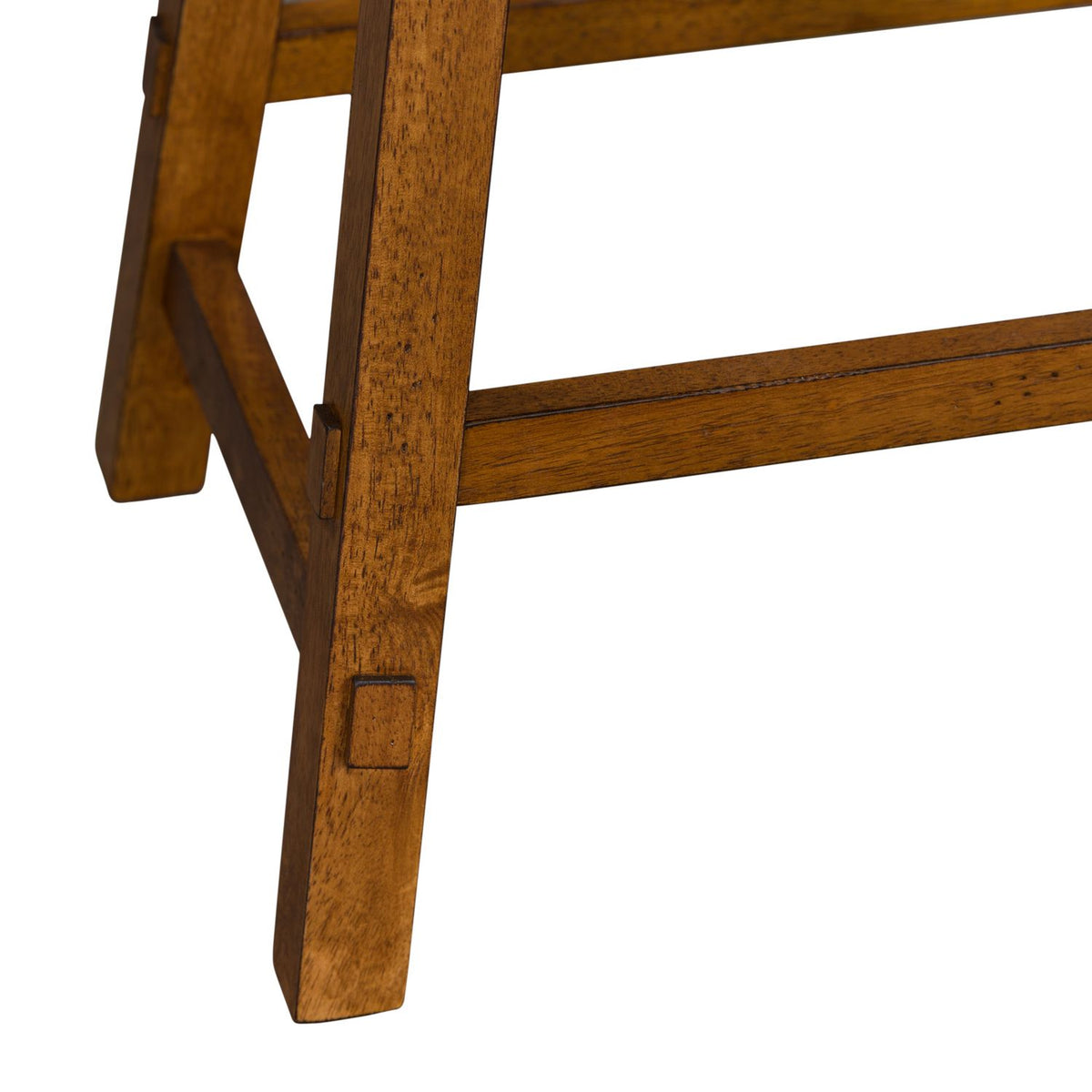 38-B1824 - 24 Inch Sawhorse Counter Stool - Tobacco (RTA) - Liberty Furniture