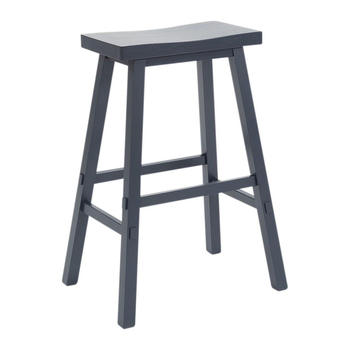 38-B1830-N - 30 Inch Sawhorse Stool- Navy - Liberty Furniture