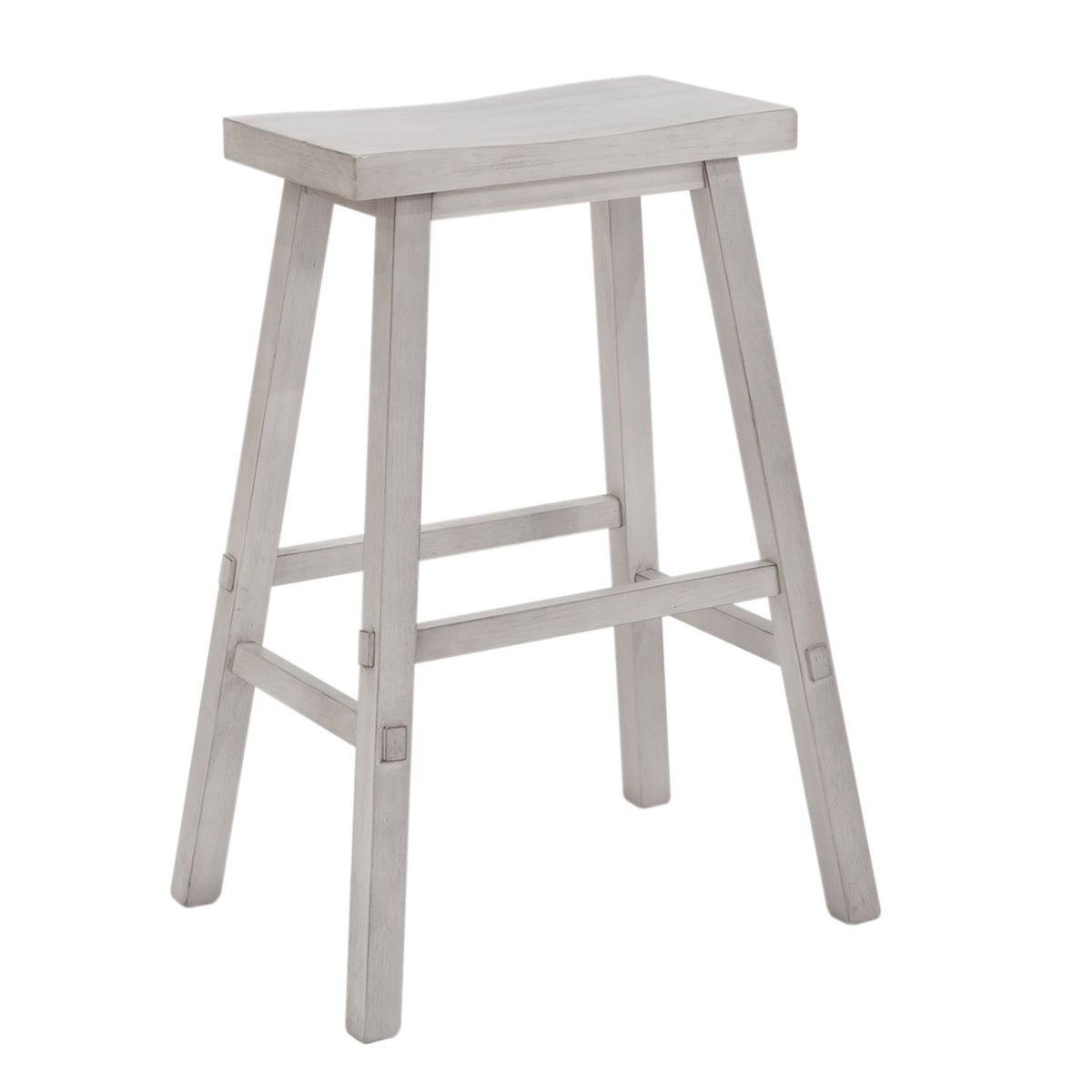 38-B1830-W - 30 Inch Sawhorse Stool- White - Liberty Furniture