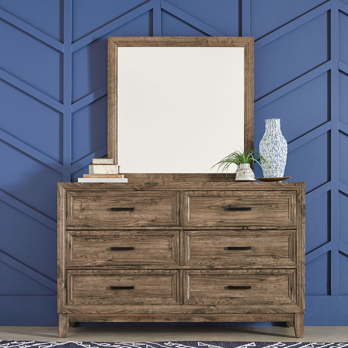 384-BR-DM - Dresser & Mirror - Liberty Furniture