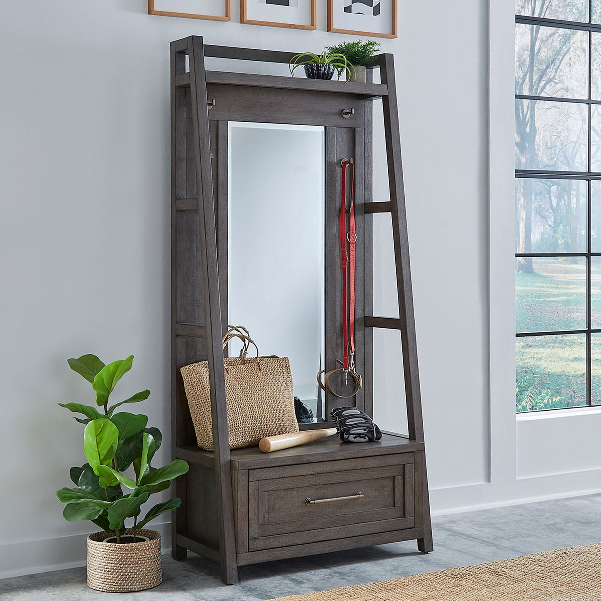 406-OT-2PCS - 2 Piece Hall Tree Set - Liberty Furniture