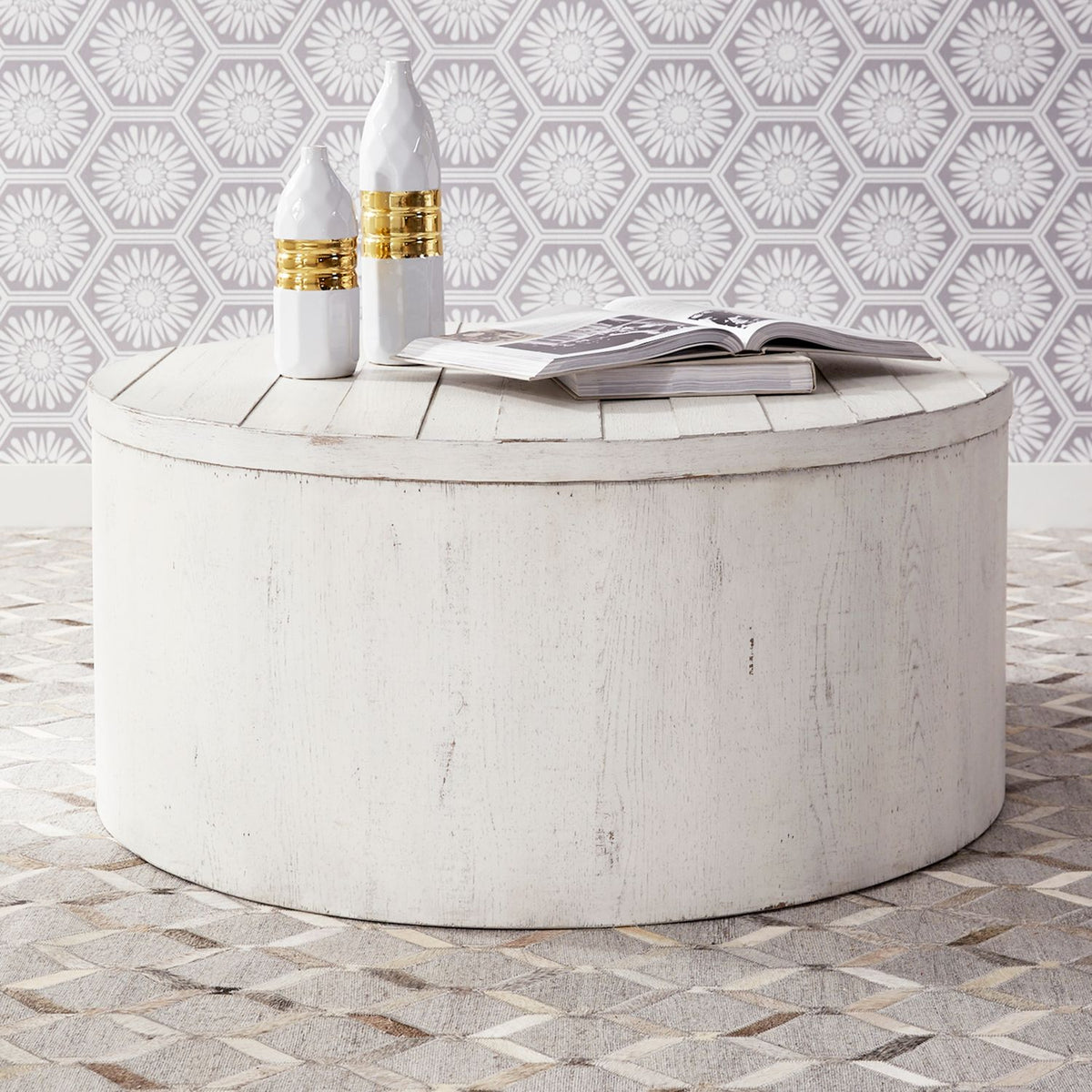 406W-OT1011 - Drum Cocktail Table - Liberty Furniture