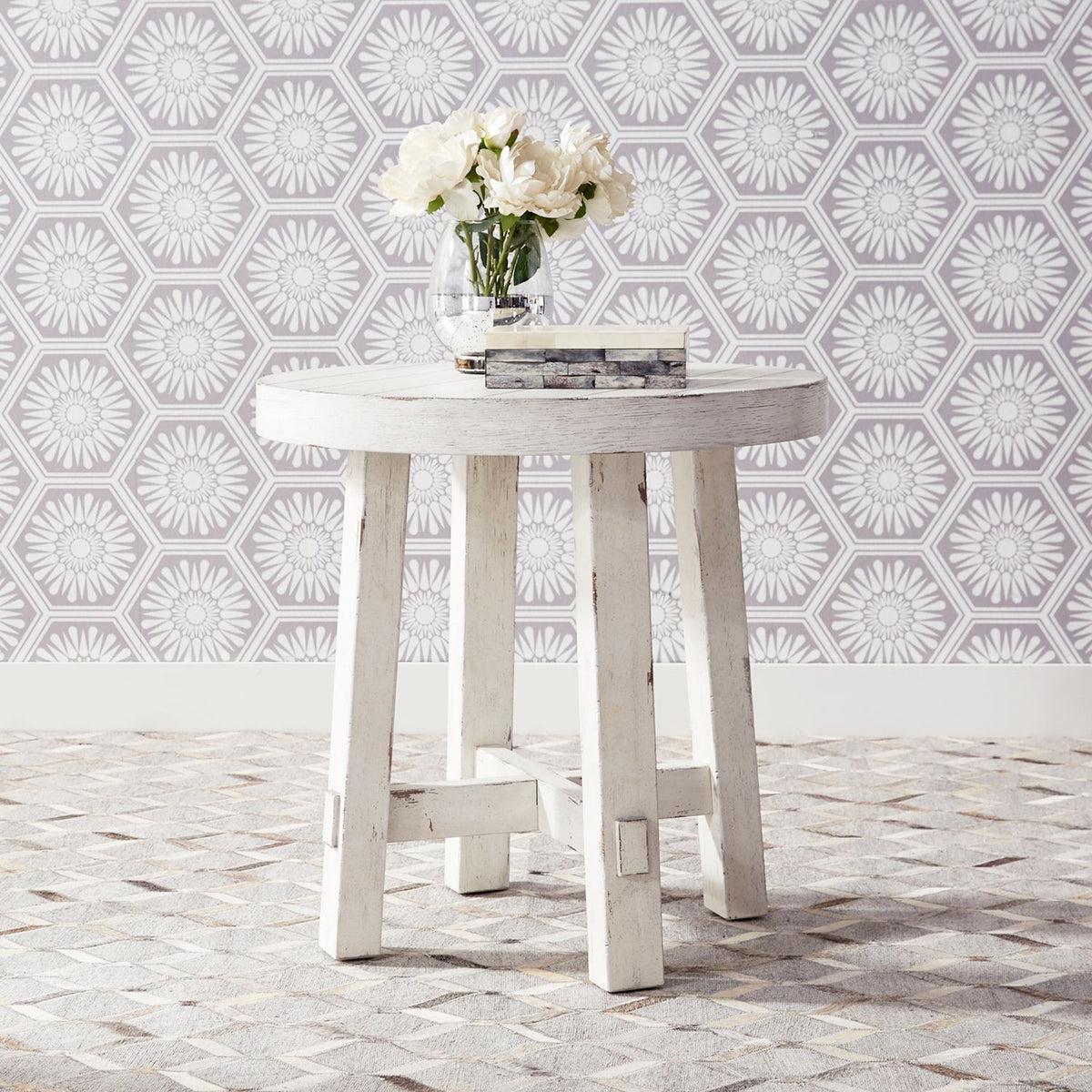 406W-OT1024 - Splay Leg Round End Table - Liberty Furniture
