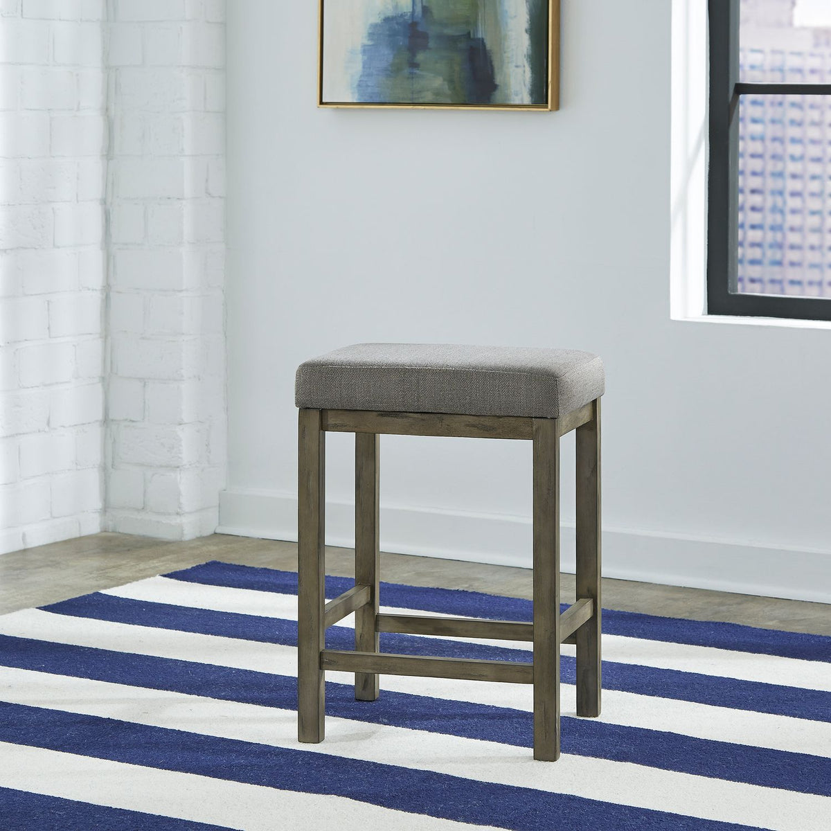 41-OT9001 - Uph Console Stool - Liberty Furniture