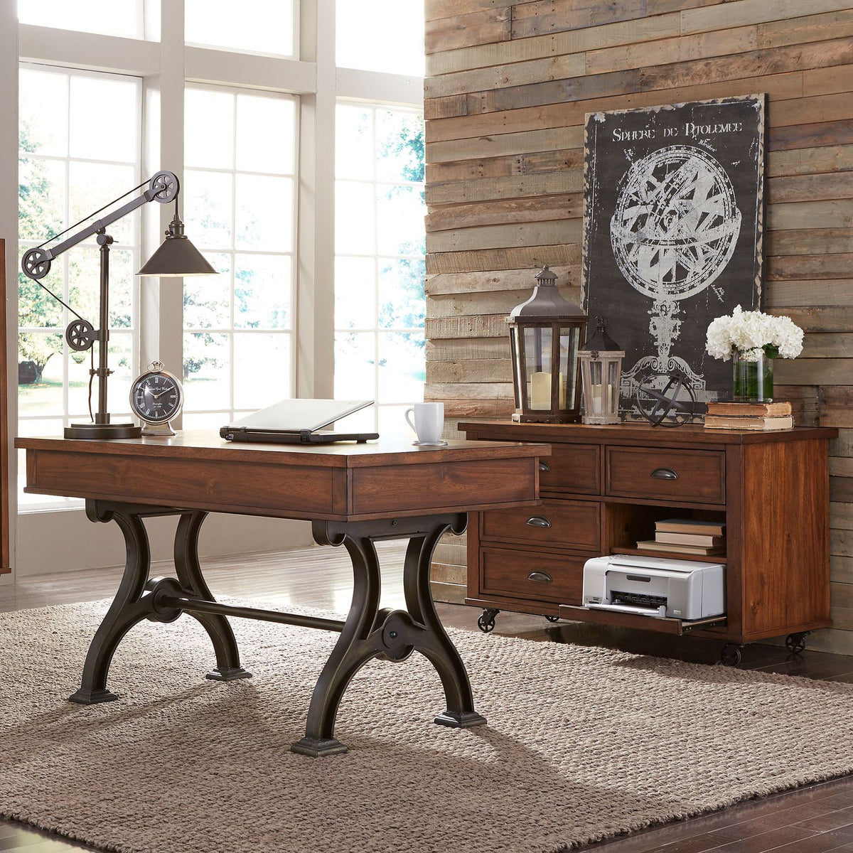 411-HO-CDS - Complete 2 Piece Desk - Liberty Furniture