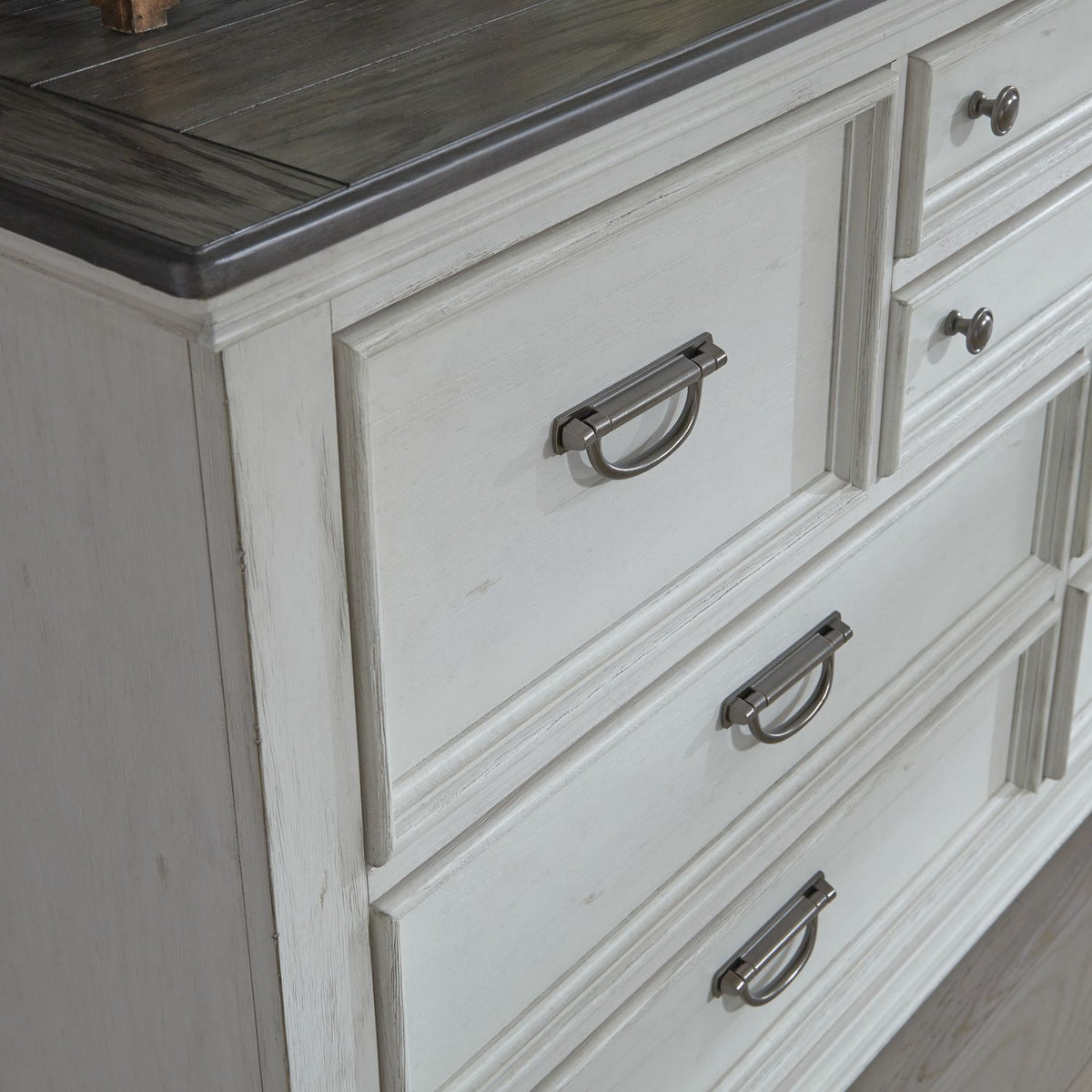 417-BR-CPBDM - King California Panel Bed, Dresser & Mirror - Liberty Furniture