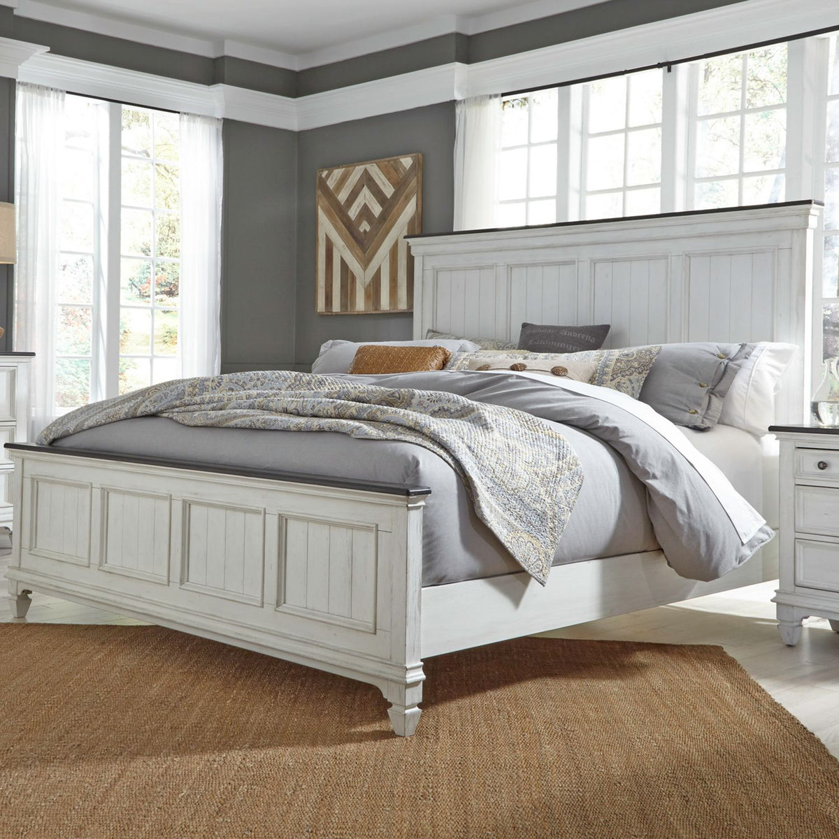 417-BR-KPB - King Panel Bed - Liberty Furniture