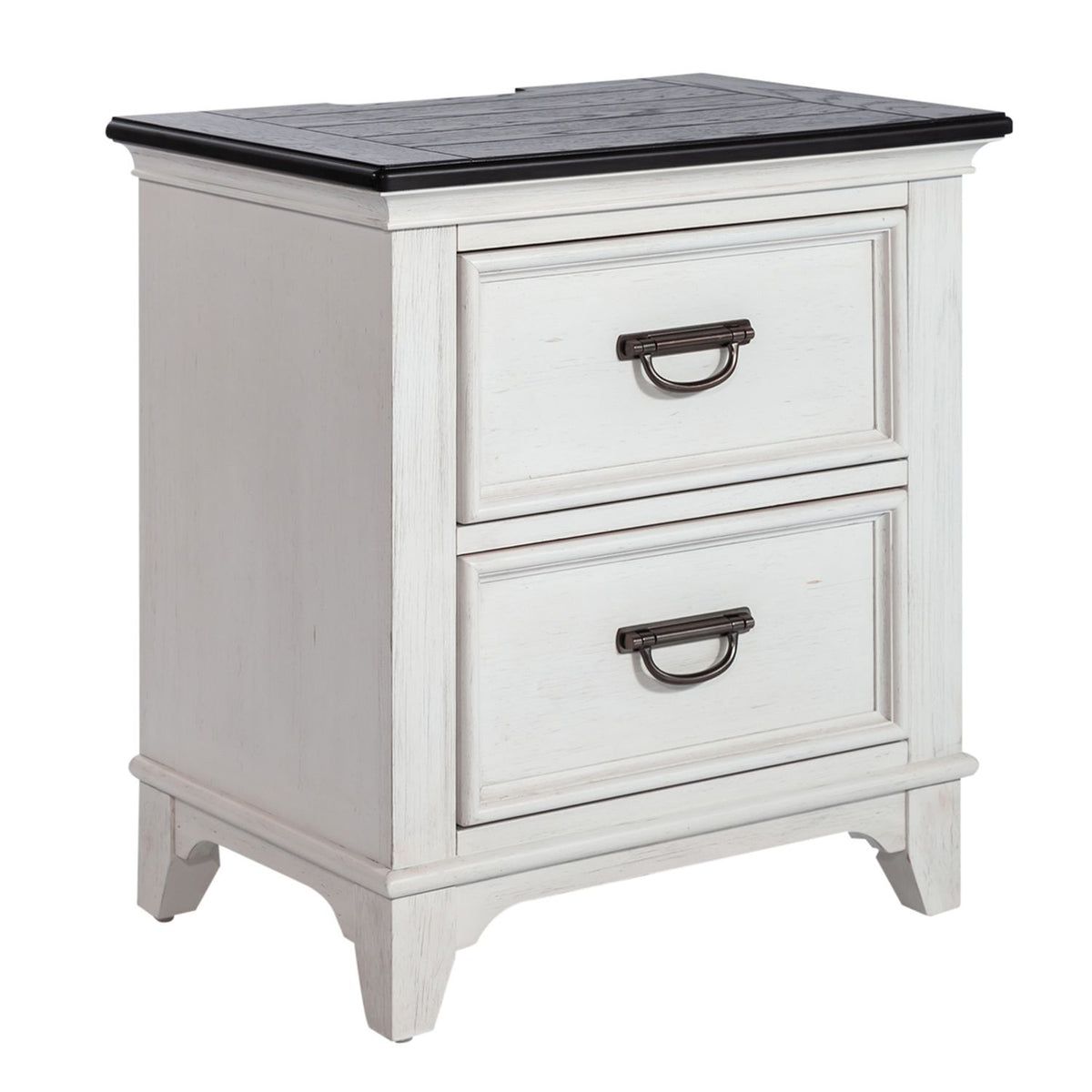 417-BR60 - 2 Drawer Night Stand w/ Charging Station - Liberty Furniture