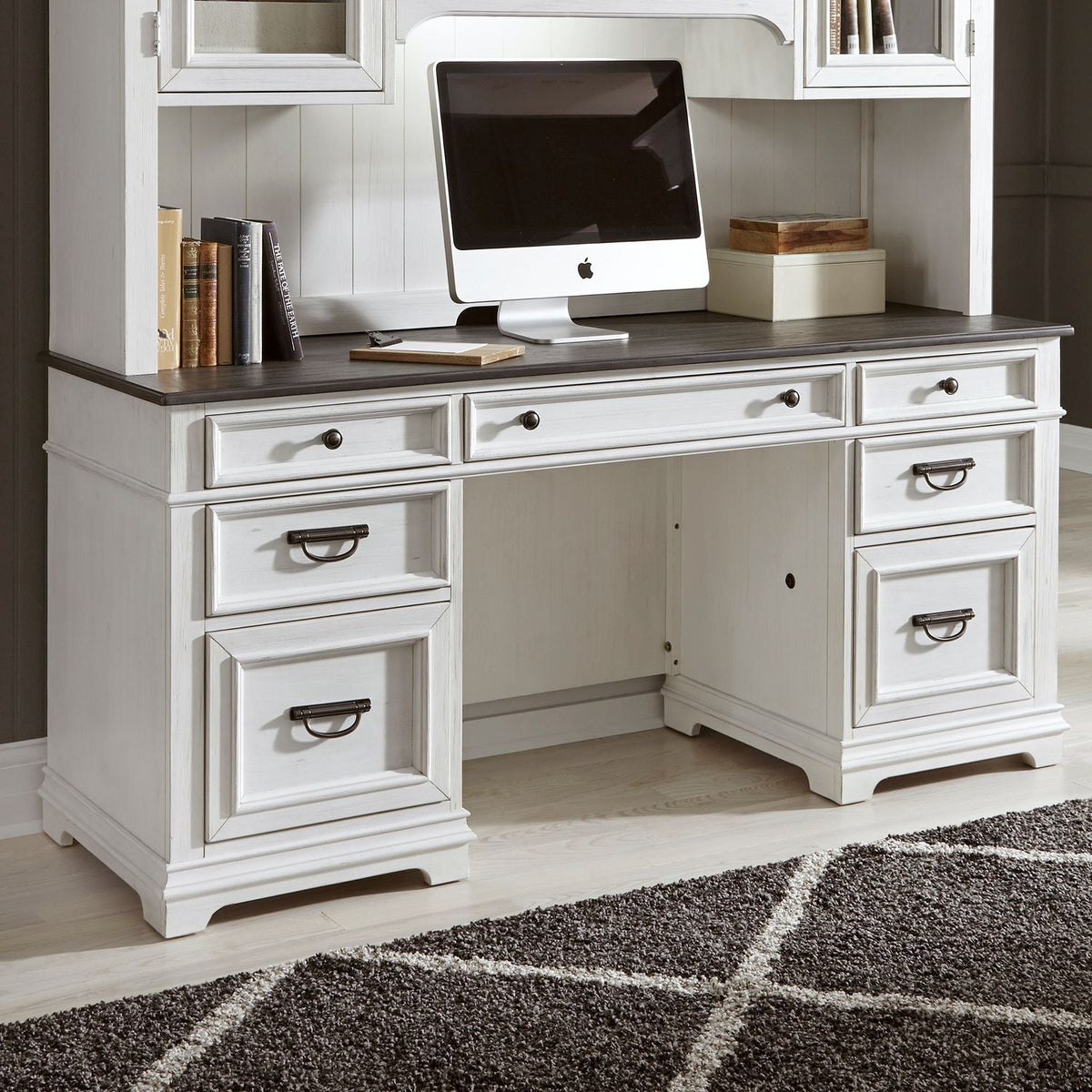 417-HO120B - Jr. Executive Credenza Base - Liberty Furniture