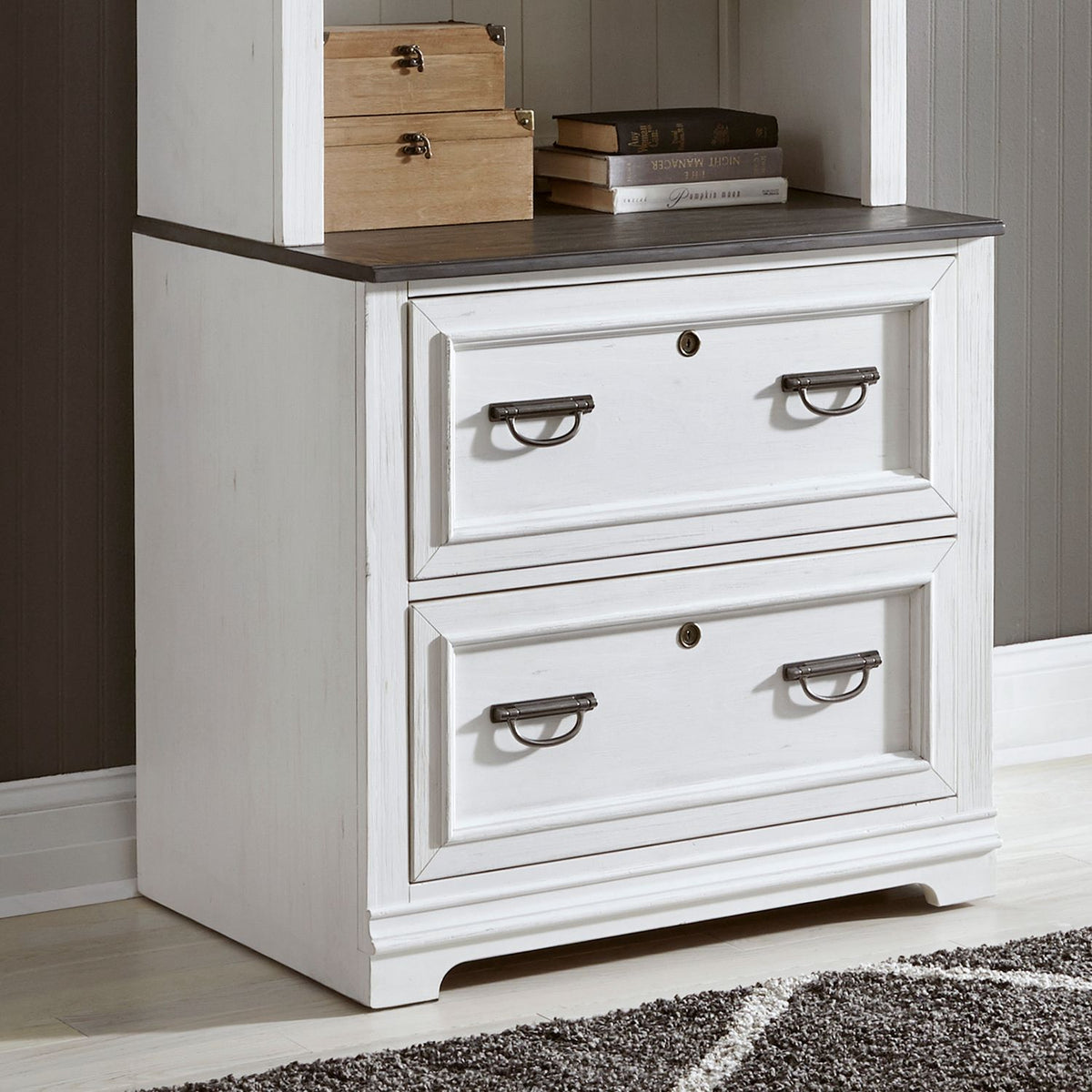 417-HO147 - Bunching Lateral File Cabinet - Liberty Furniture