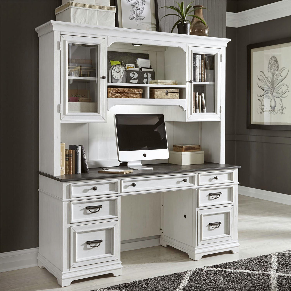 417-HOJ-CHS - Credenza & Hutch - Liberty Furniture