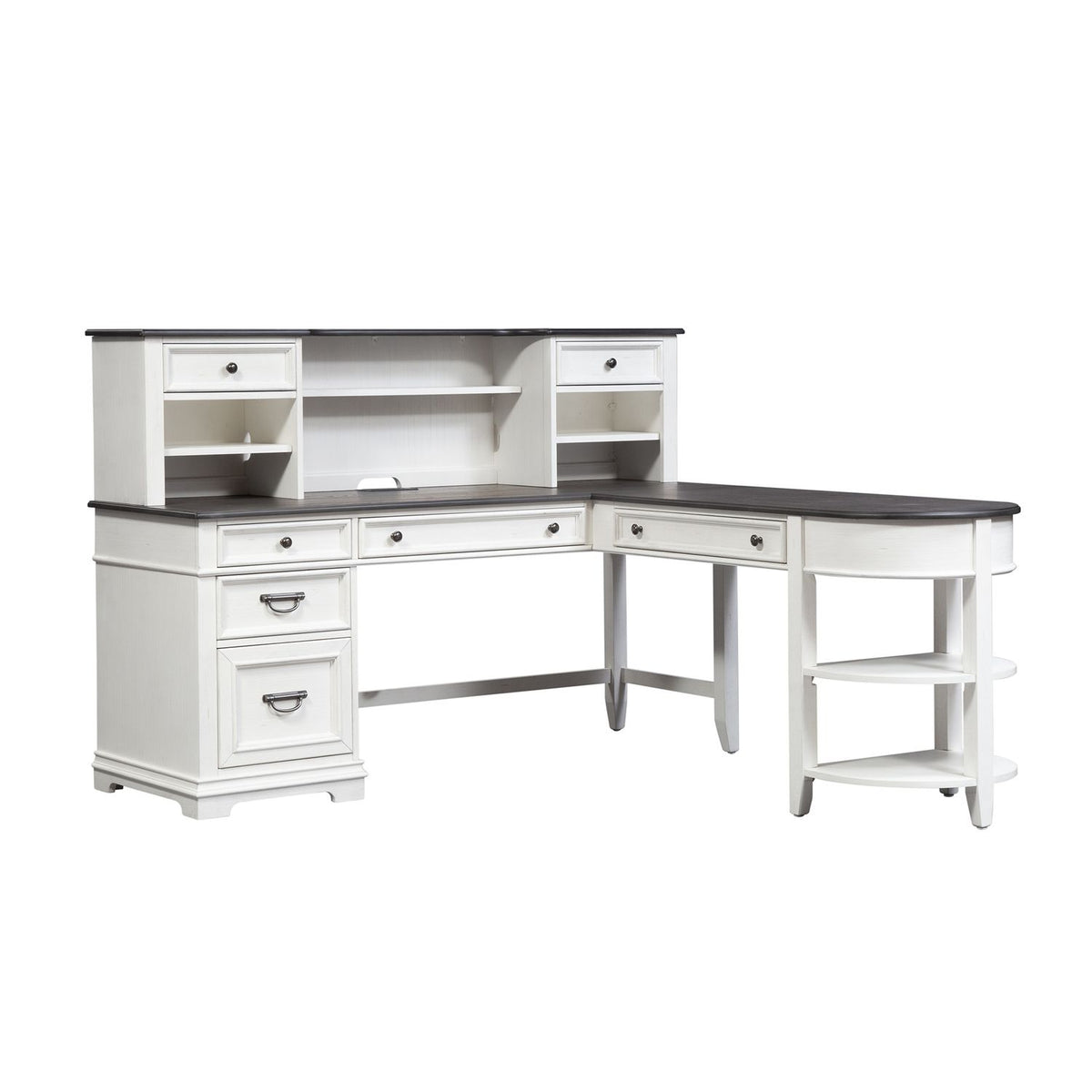 417-HOJ-LSD - L Shaped Desk Set - Liberty Furniture