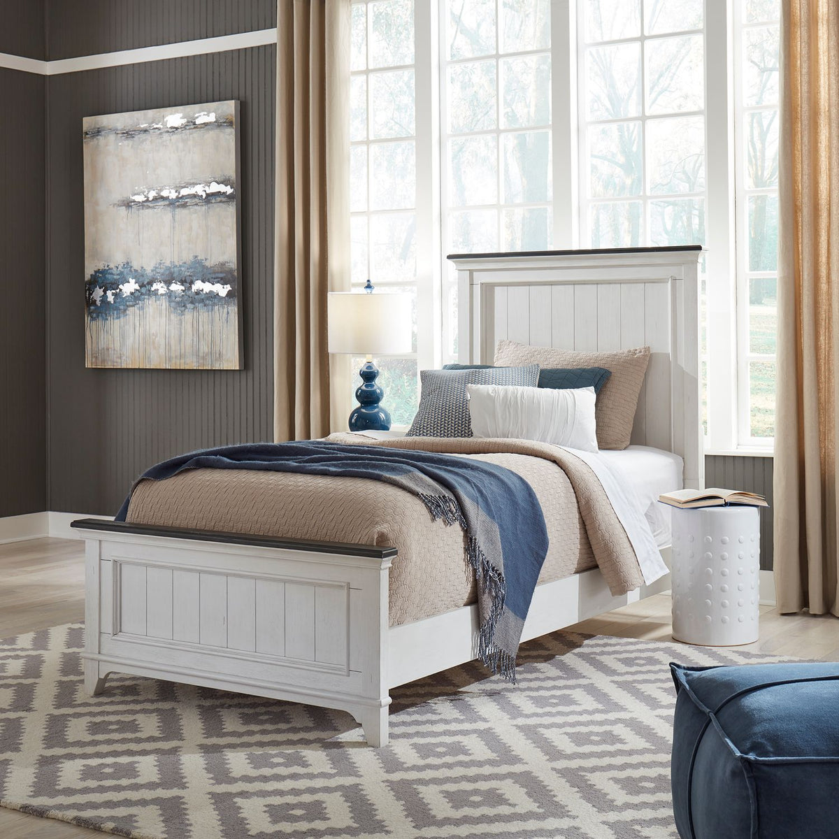417-YBR-FPB - Full Panel Bed - Liberty Furniture