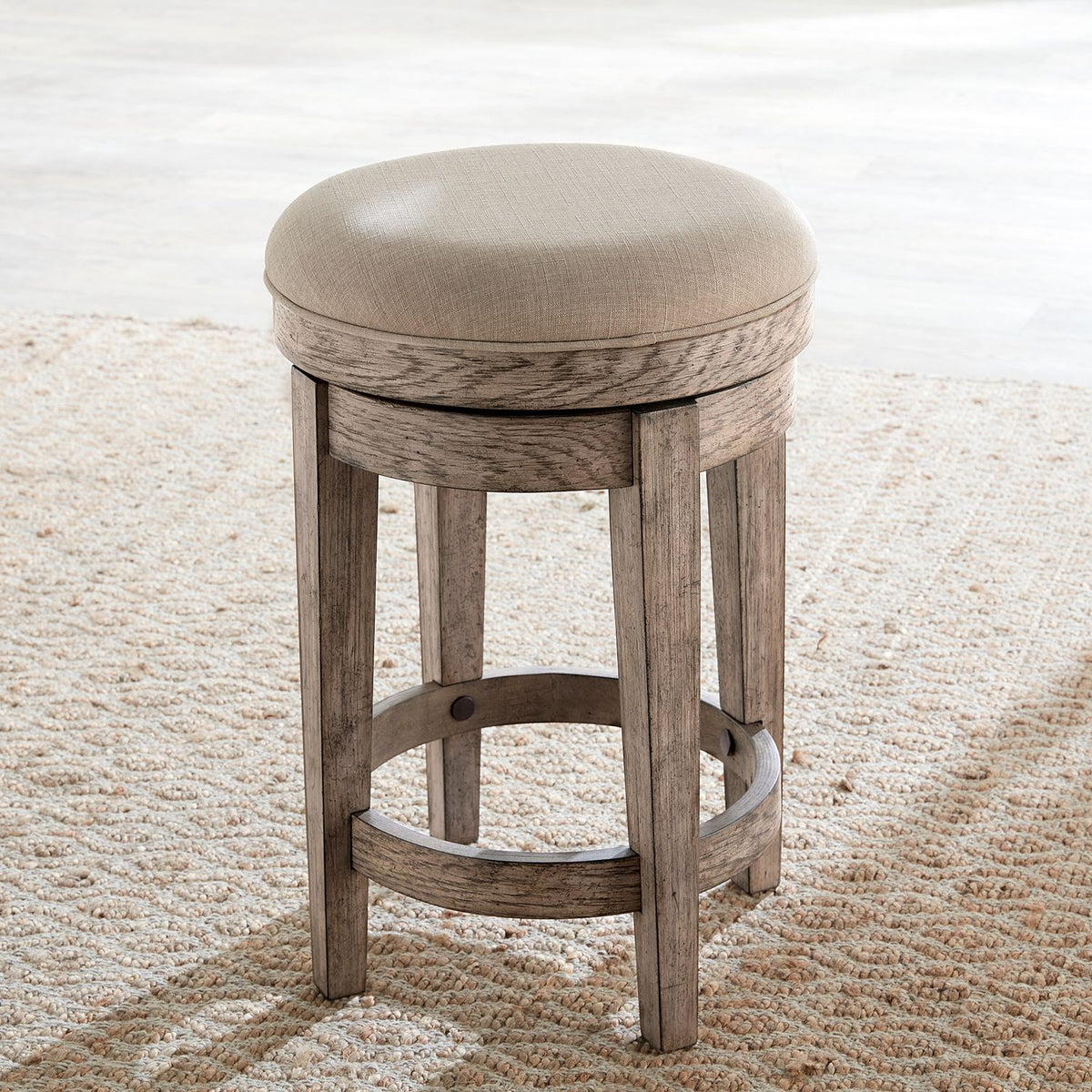421-OT9003 - Uph Swivel Console Stool - Liberty Furniture