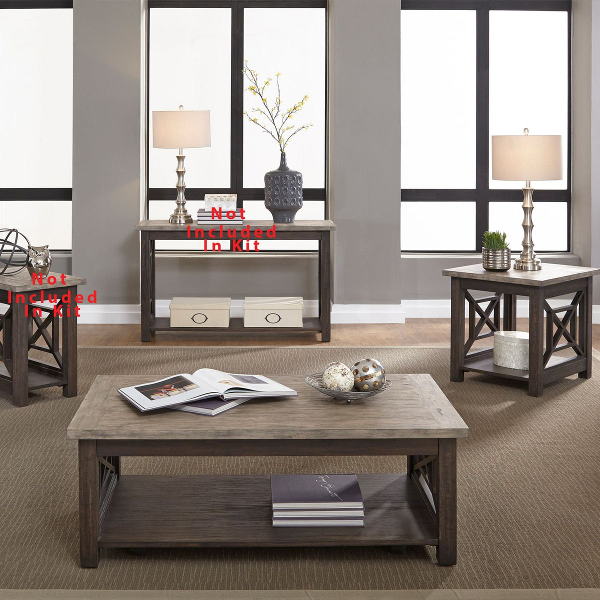 422-OT-3PCS - 3 Piece Set (1-Cocktail 2-End Tables) - Liberty Furniture