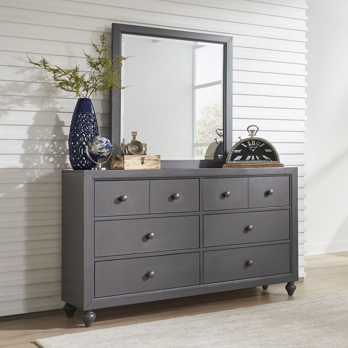 423-YBR-DM - Dresser & Mirror - Liberty Furniture