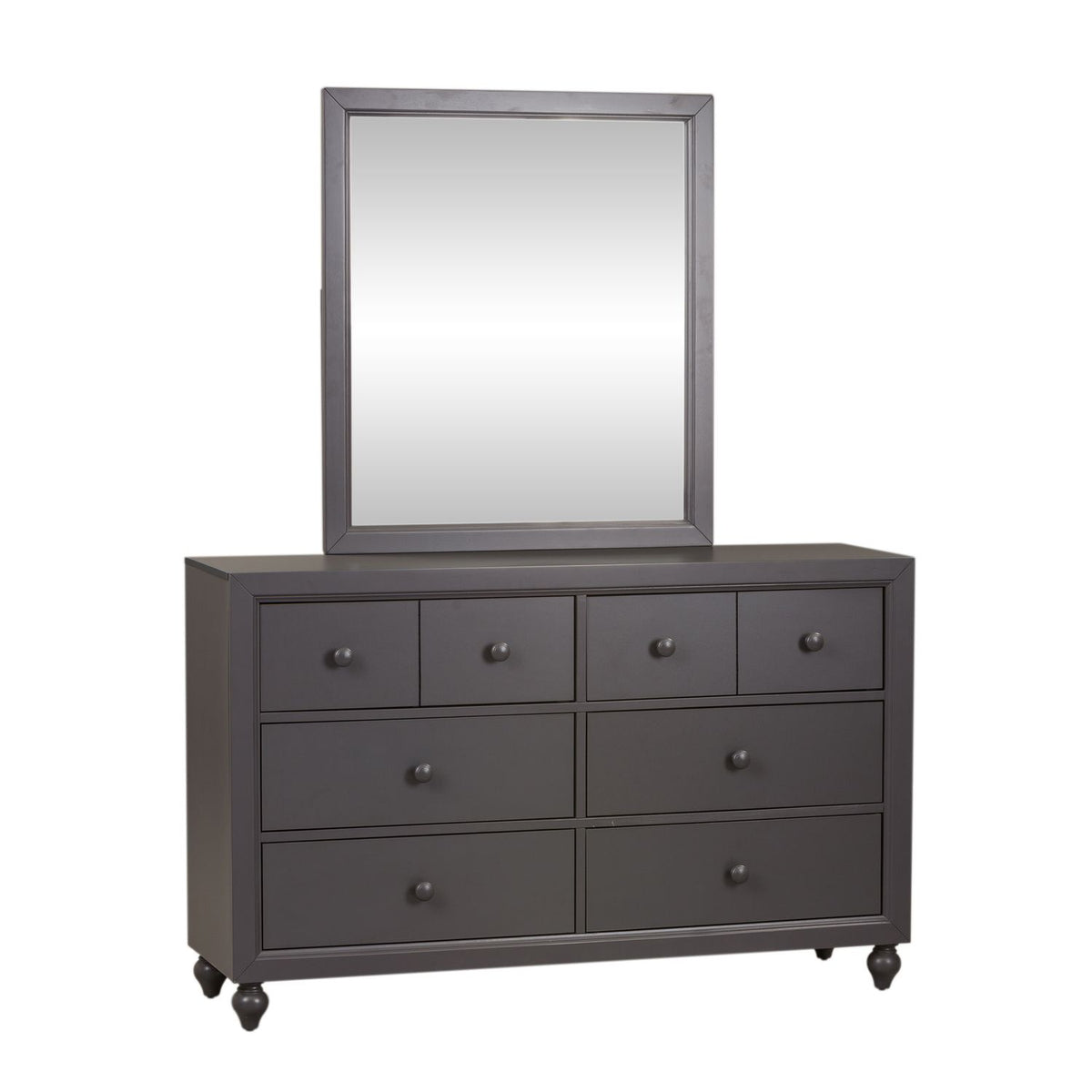 423-YBR-TPBDM - Twin Panel Bed, Dresser & Mirror - Liberty Furniture