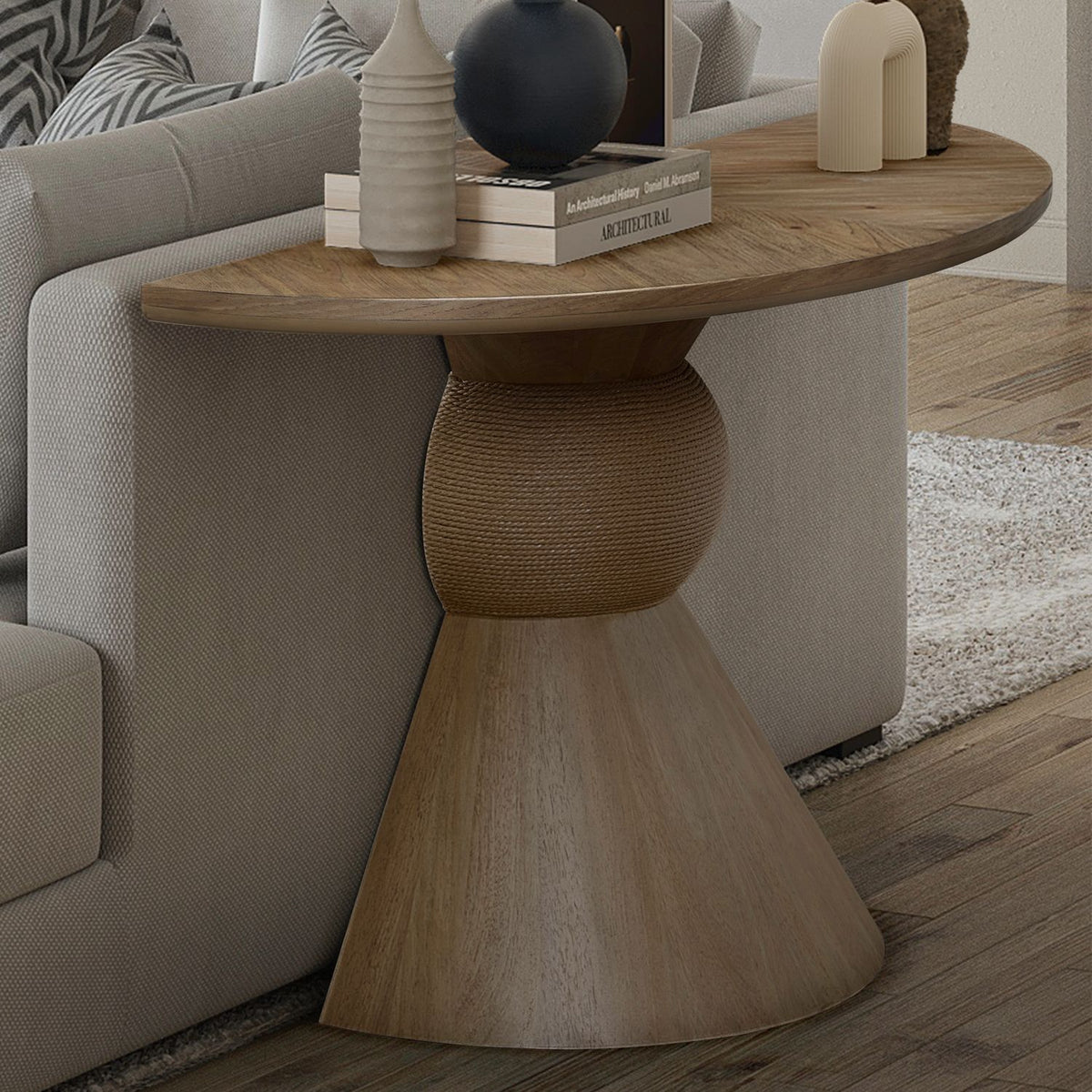440-OT1030B - Demilune Sofa Table Base - Liberty Furniture