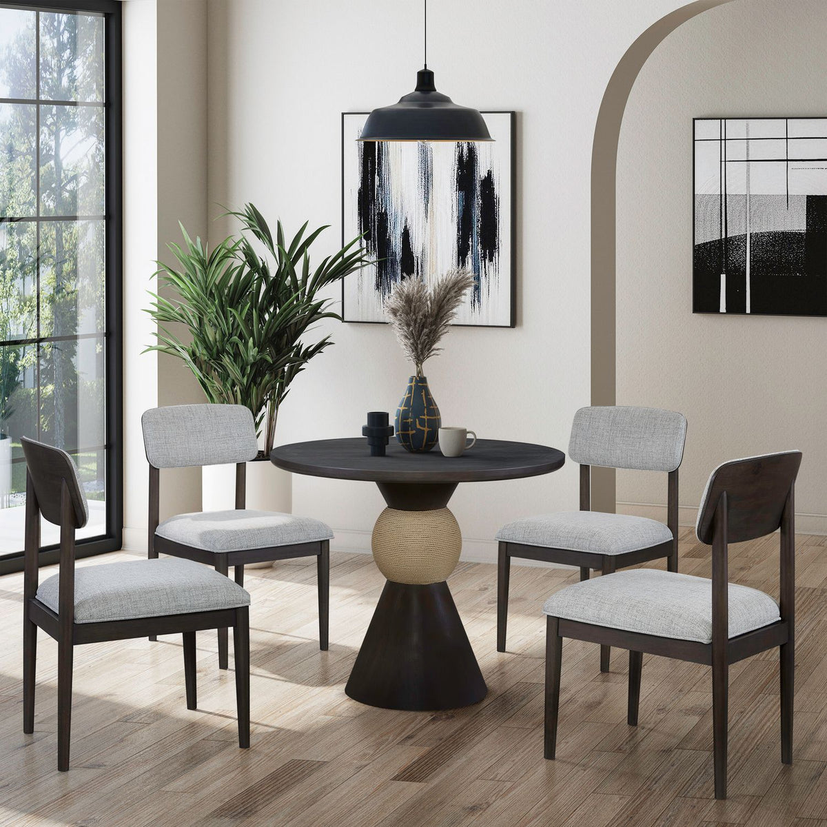 440B-CD-5ROS - 5 Piece Round Table Set - Liberty Furniture
