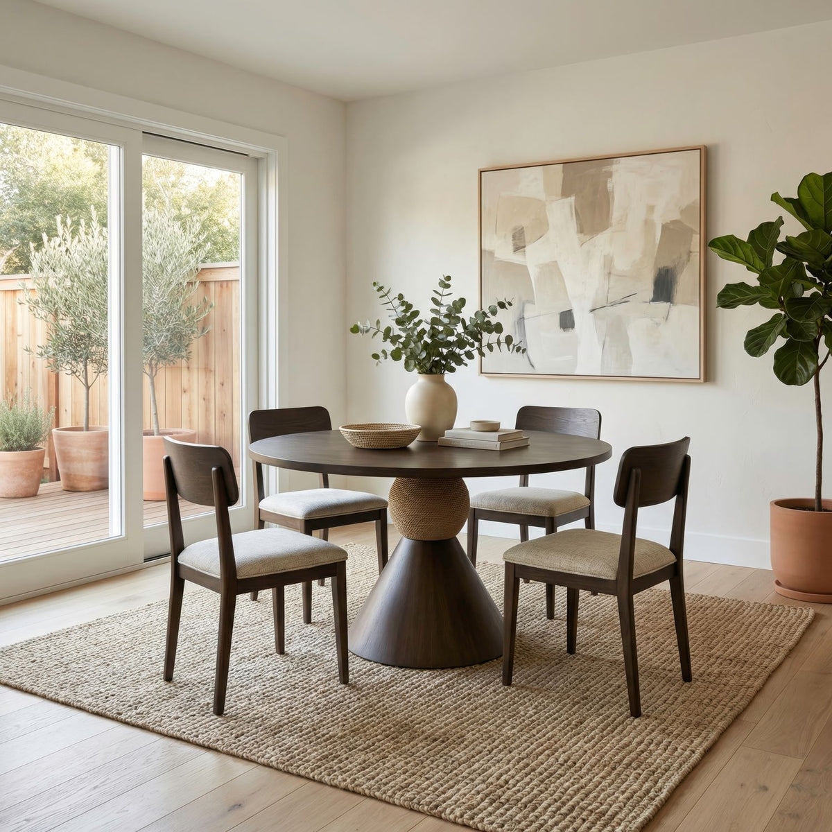 440B-CD-O5PDS - Opt 5 Piece Pedestal Table Set - Liberty Furniture