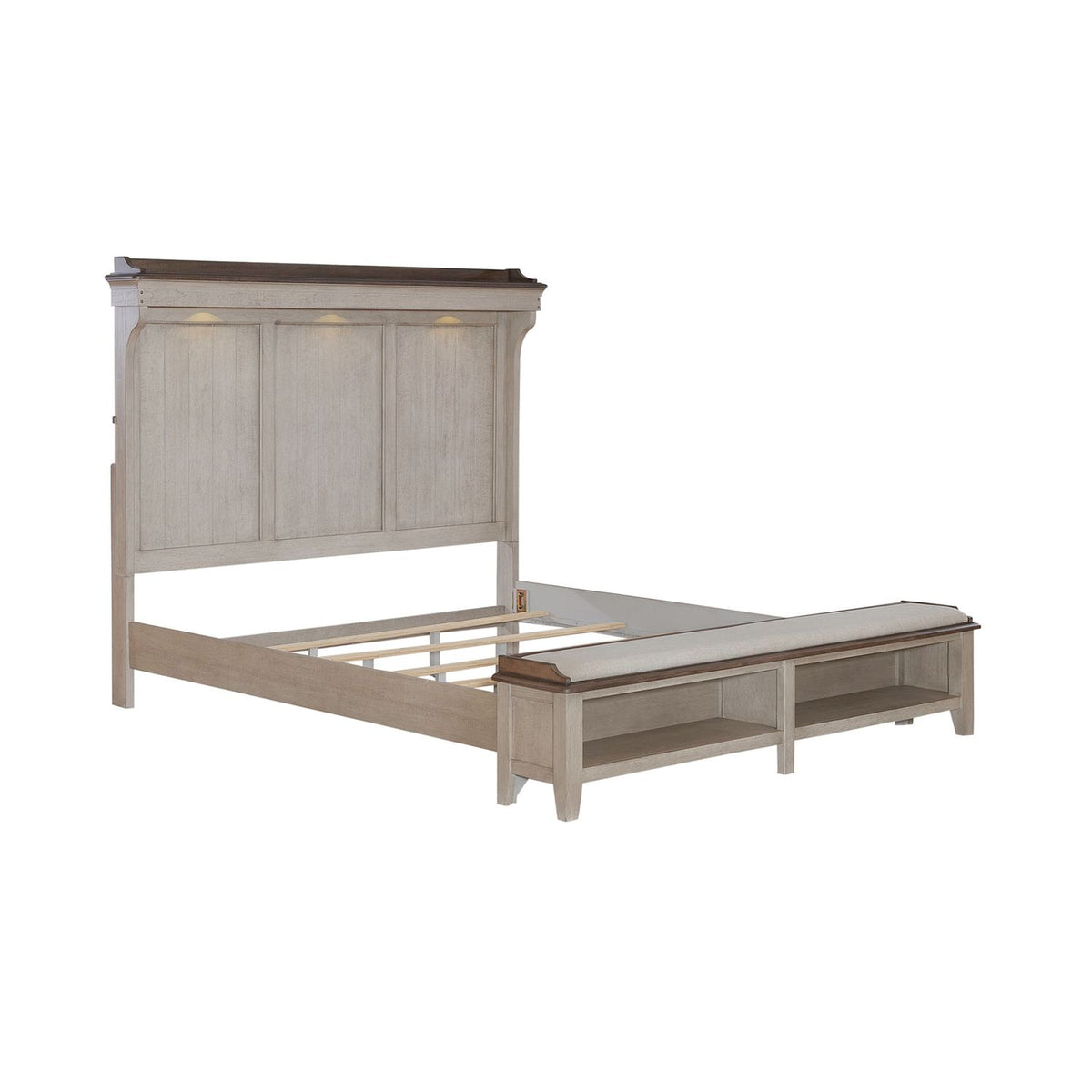 457-BR-KMS - King Mantle Storage Bed - Liberty Furniture