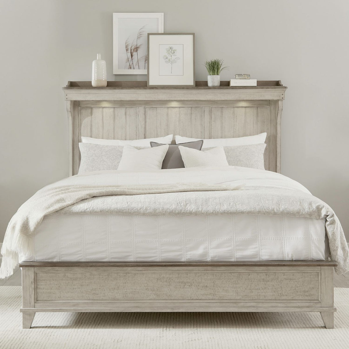 457-BR-KMT - King Mantle Bed - Liberty Furniture
