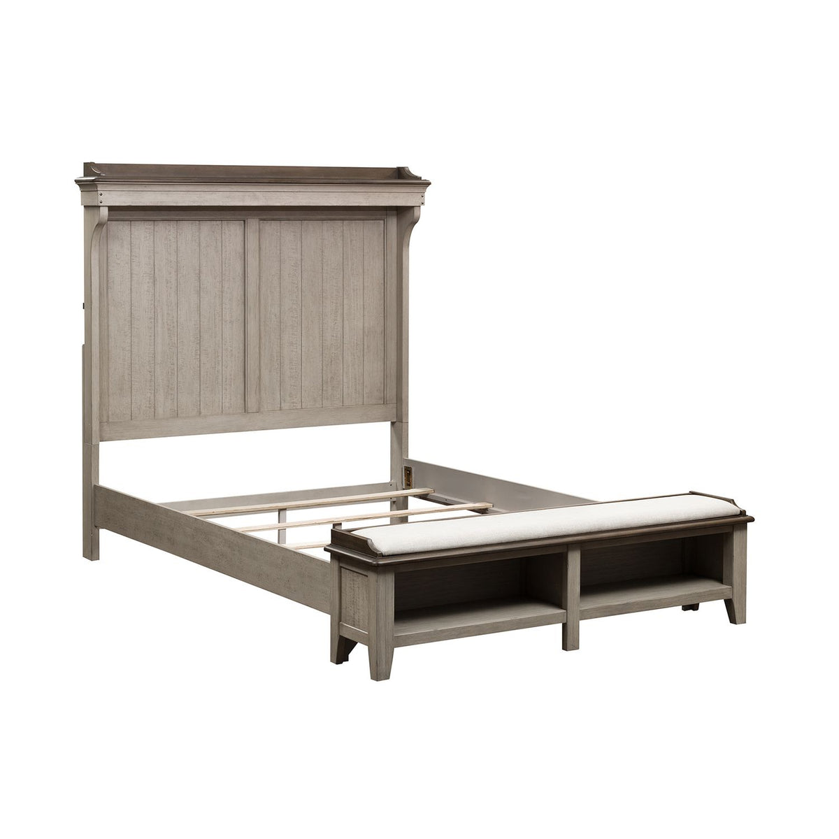 457-BR-QMS - Queen Mantle Storage Bed - Liberty Furniture