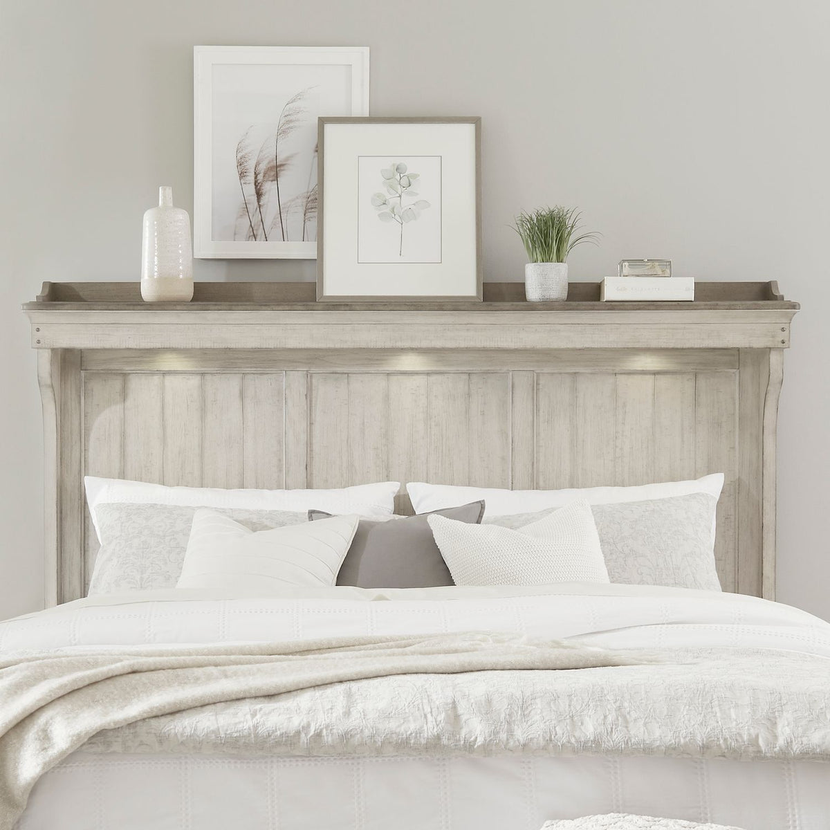 457-BR15M - King Mantle Headboard - Liberty Furniture