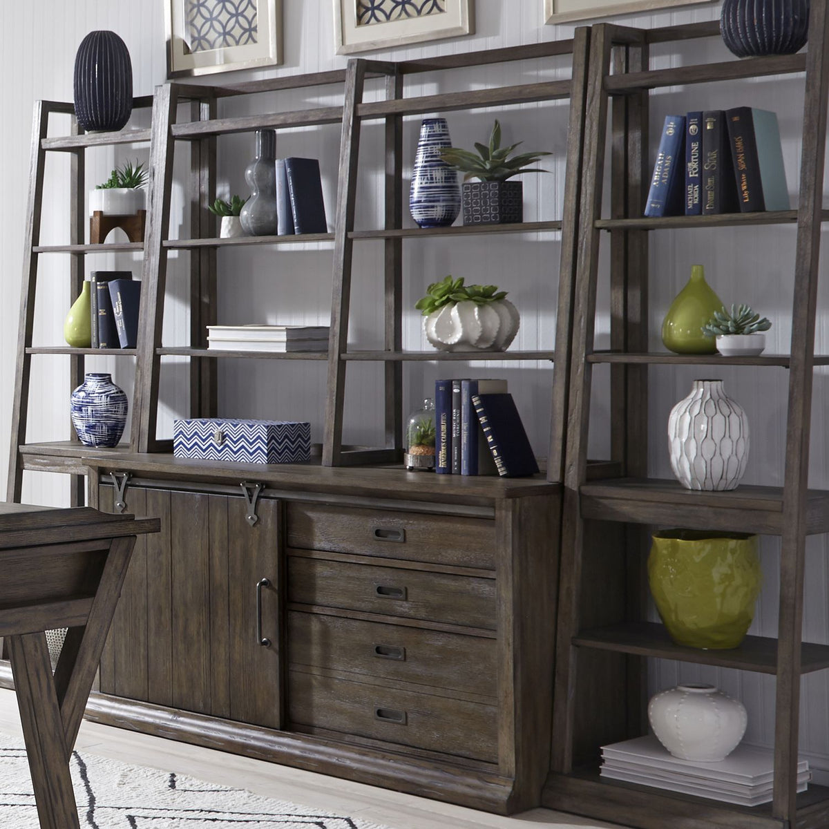 466-HOJ-JEC - Jr Executive Credenza Set - Liberty Furniture