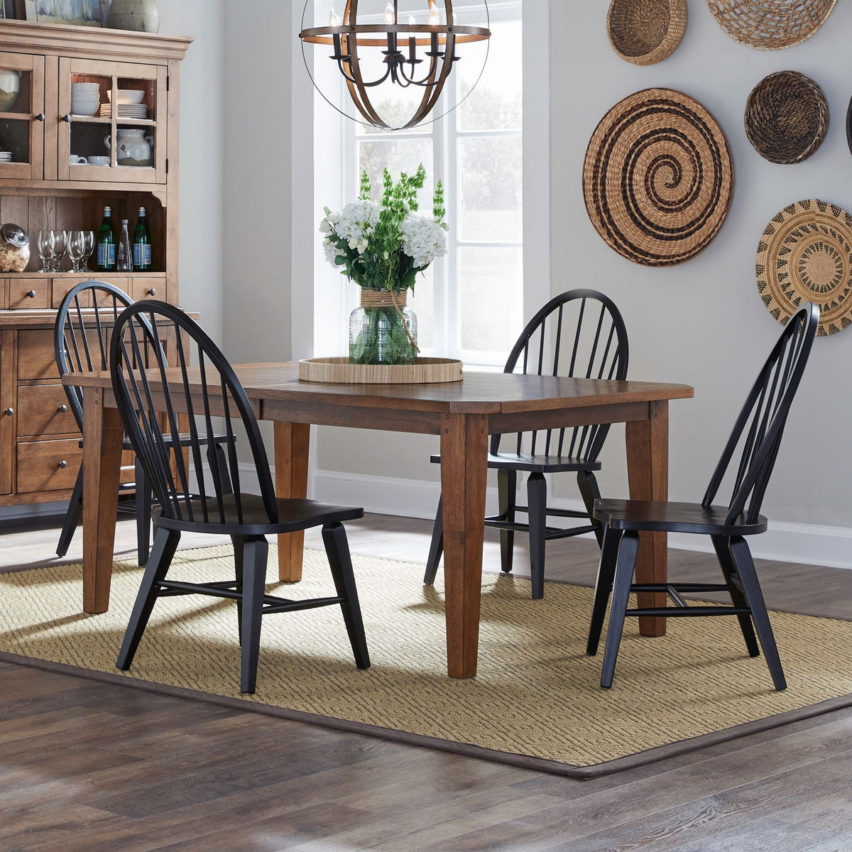 482-DR-5RLS - 5 Piece Rectangular Table Set - Liberty Furniture
