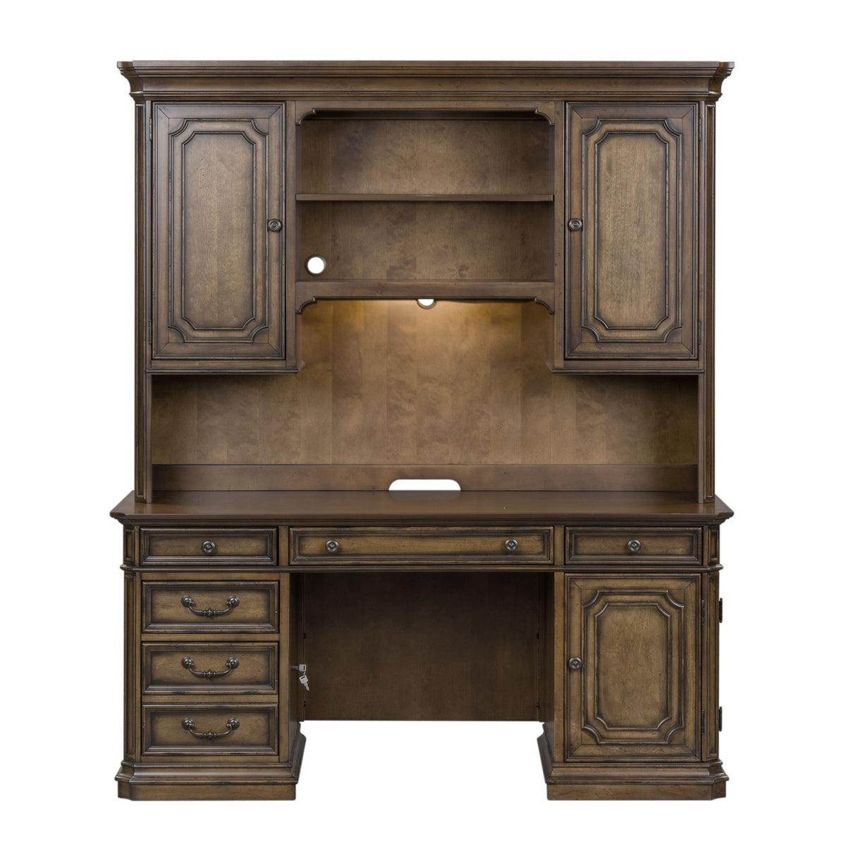 487-HOJ-5JES - 5 Piece Jr Executive set - Liberty Furniture