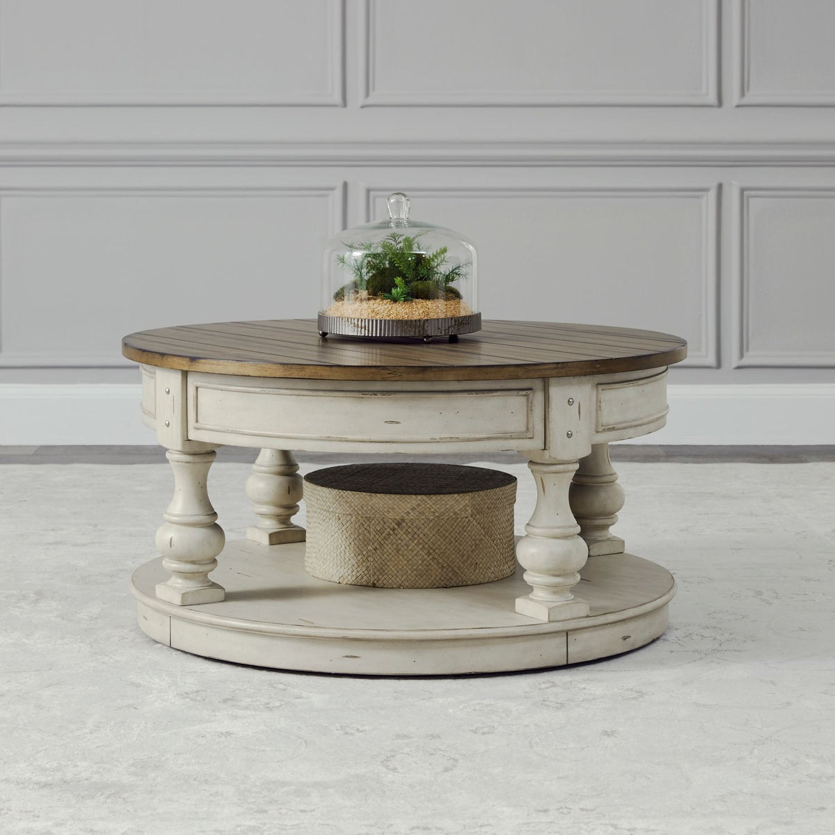 498-OT1011 - Round Cocktail Table - Liberty Furniture