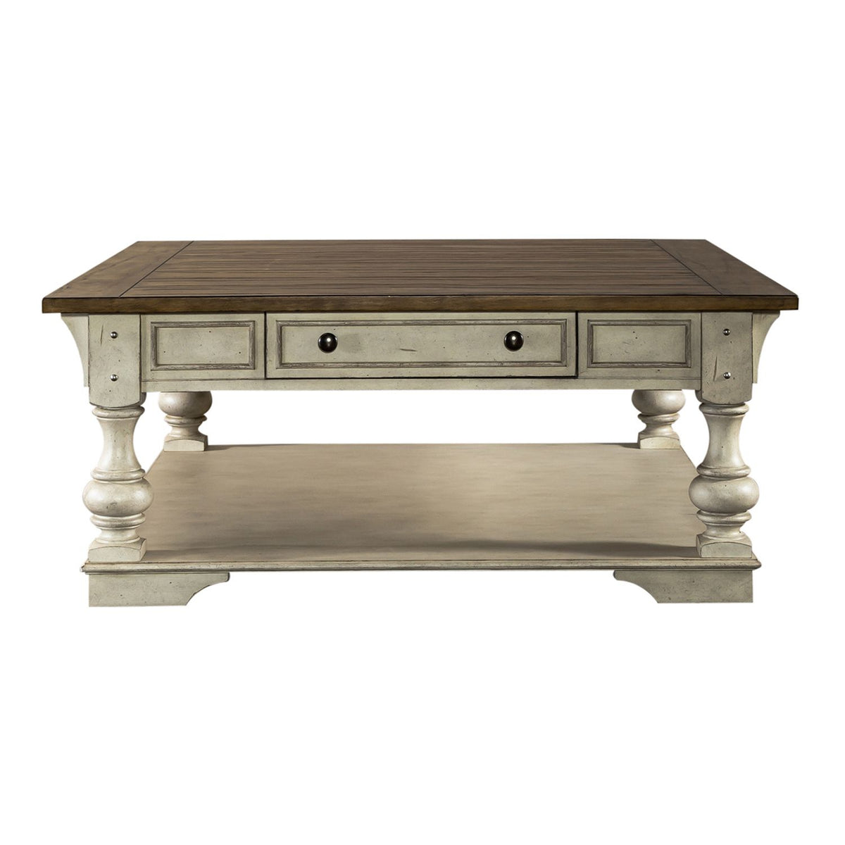 498-OT1012 - Drawer Square Cocktail Table - Liberty Furniture