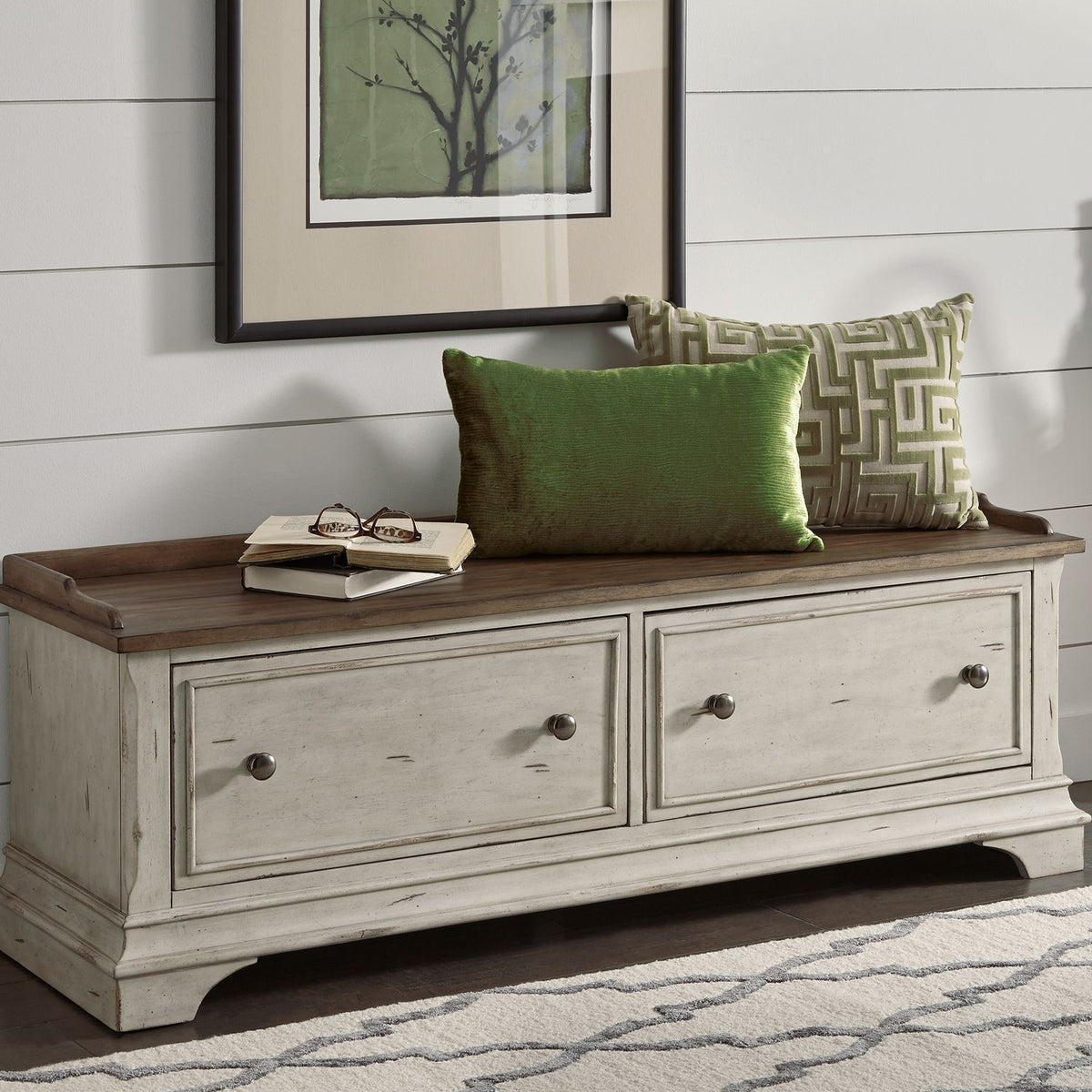 498-OT47 - Storage Hall Bench - Liberty Furniture