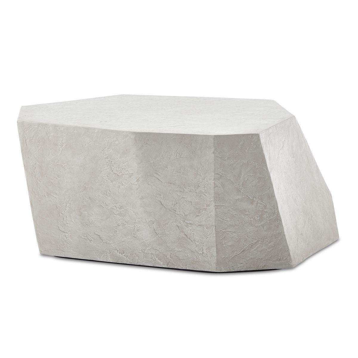 Parra Indoor-Outdoor Coffee Table, Limestone