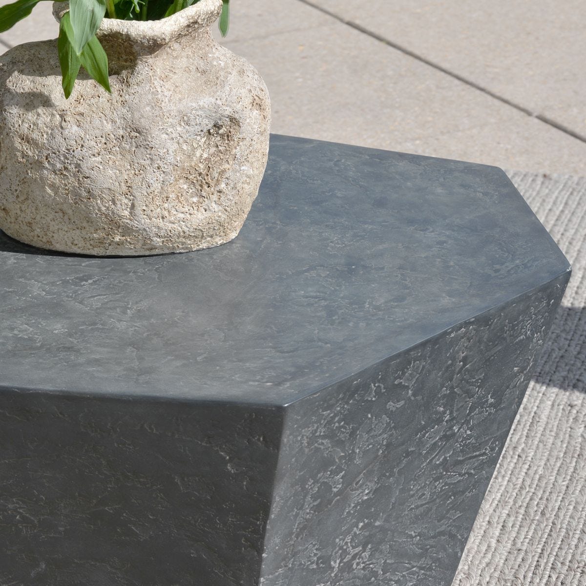 Parra Indoor-Outdoor Coffee Table, Slate