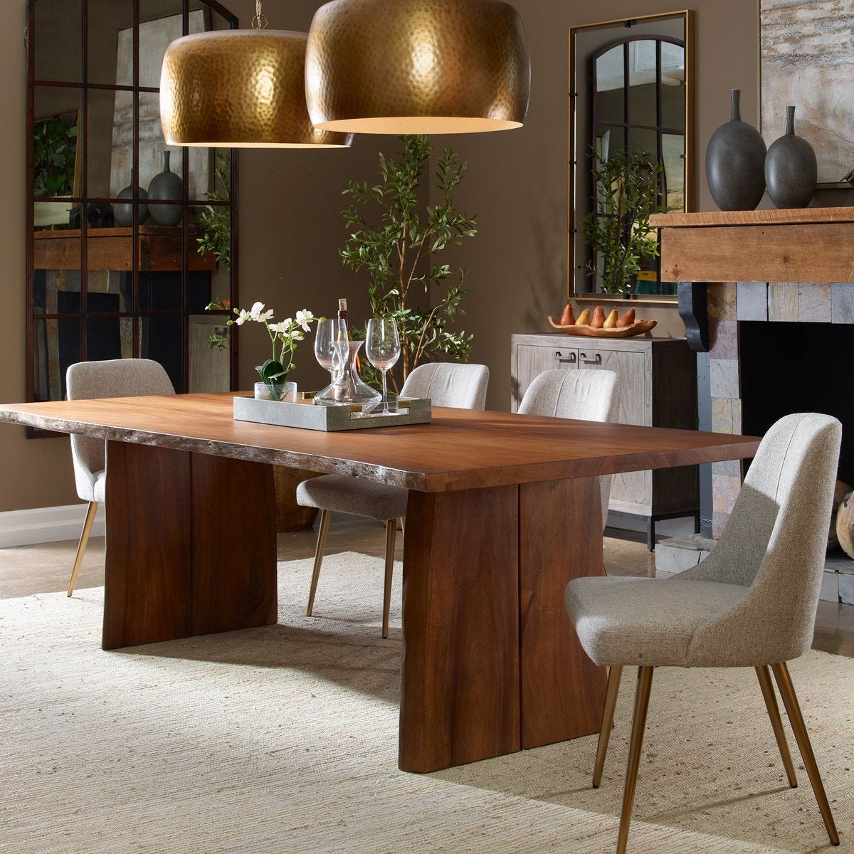 Glenmore Dining Table, 2 Cartons