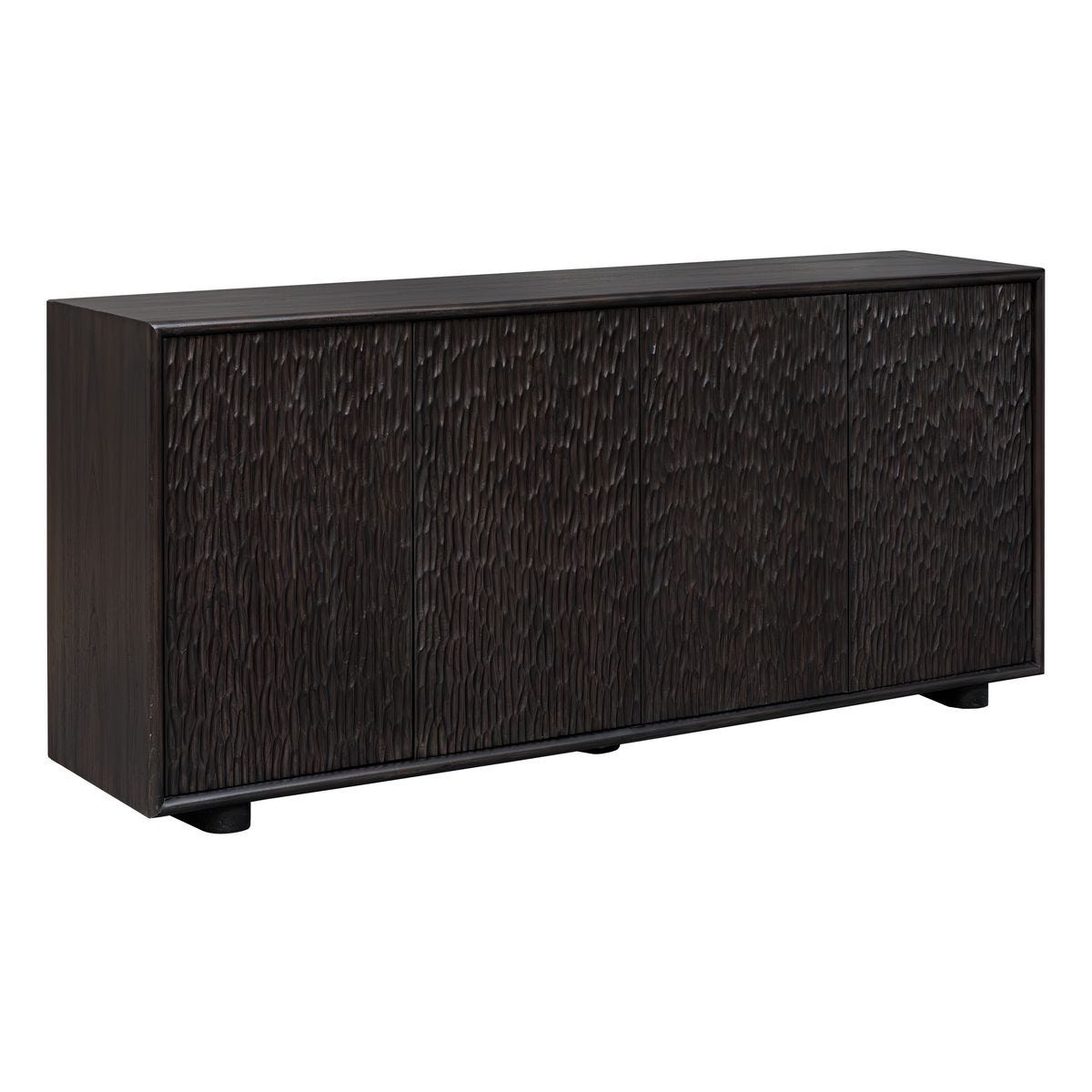 Stevenson 4 Door Cabinet, Ebony