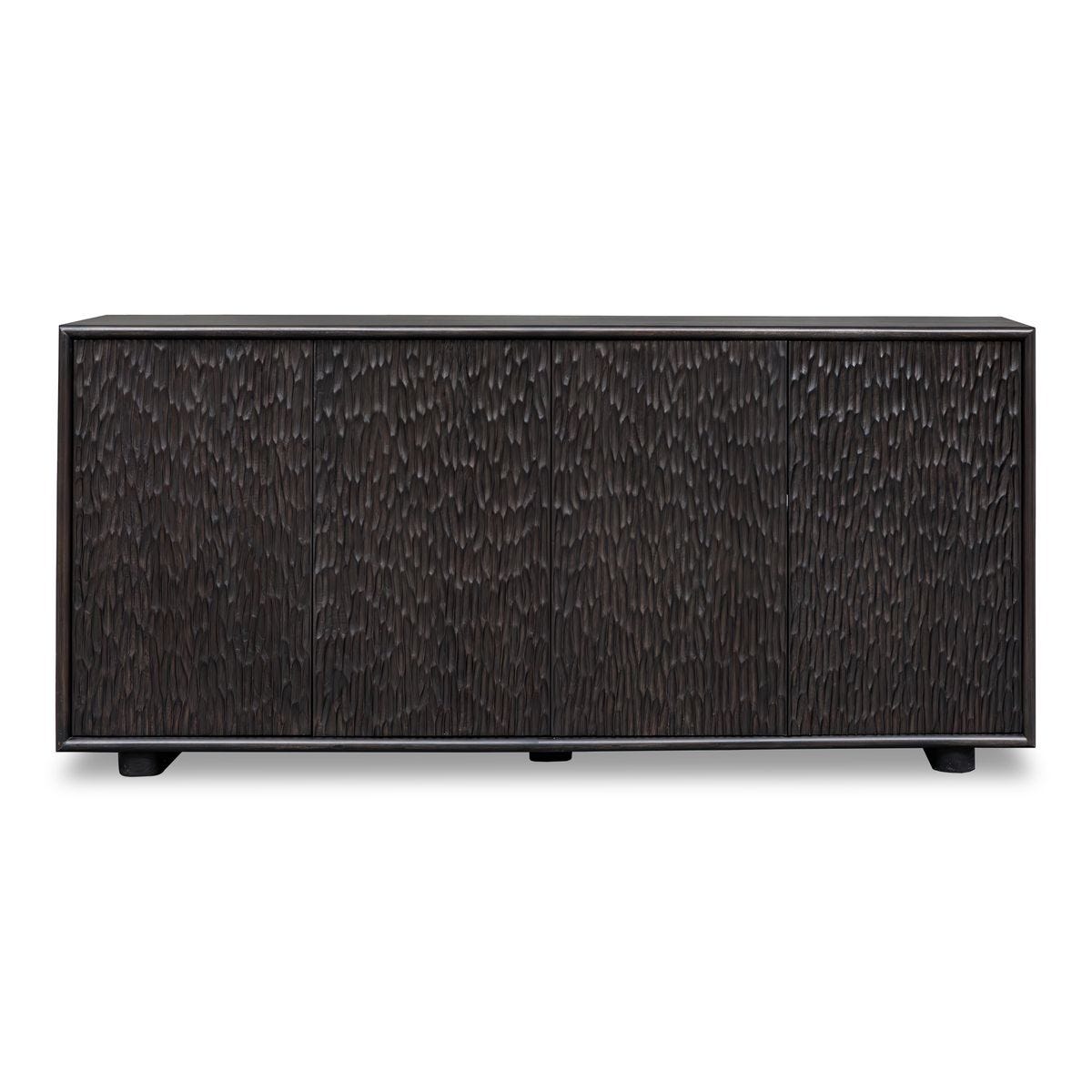 Stevenson 4 Door Cabinet, Ebony