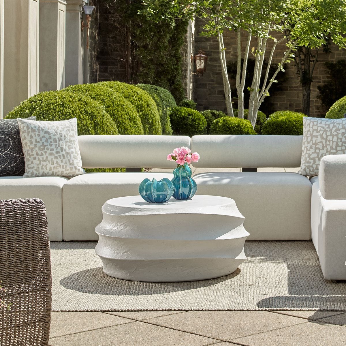 Winded Indoor-Outdoor Coffee Table