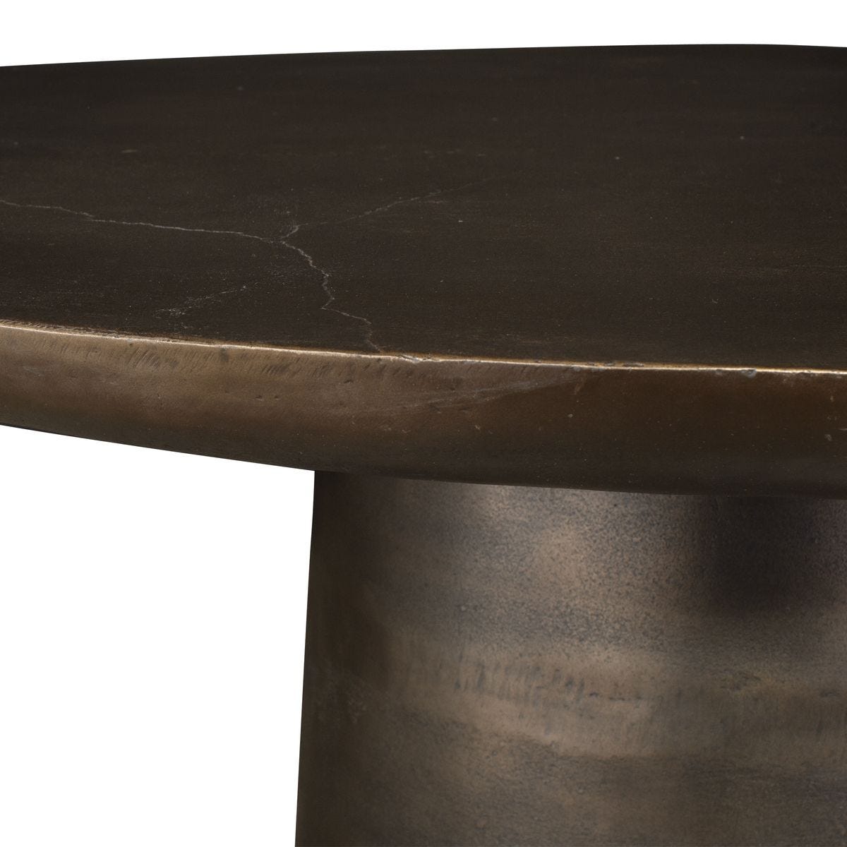 Madrone Indoor-Outdoor Dining Table, Golden Dark Bronze