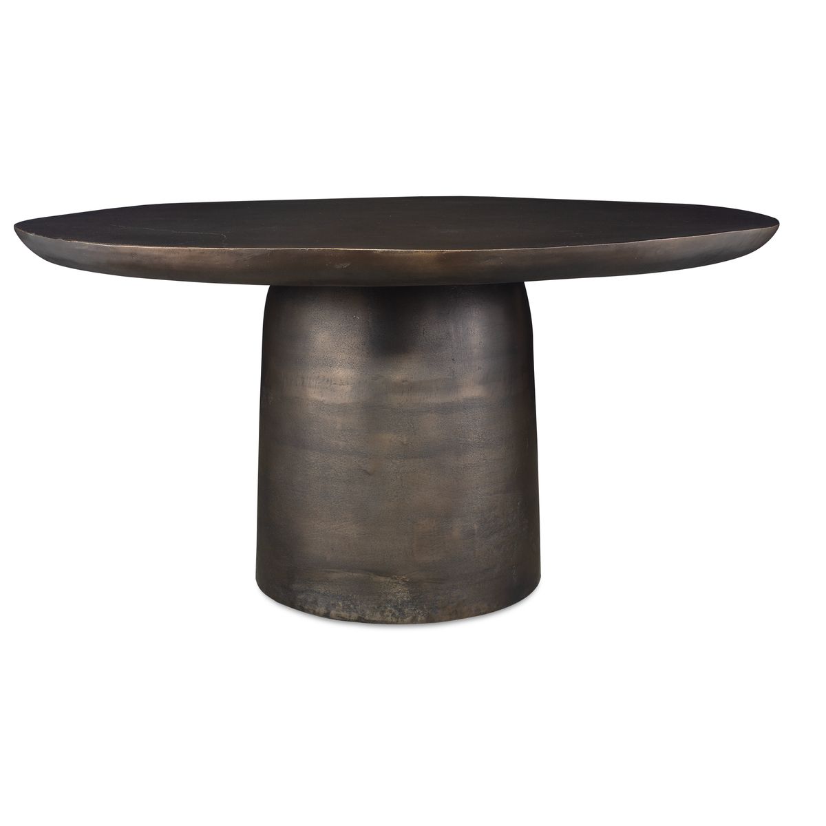 Madrone Indoor-Outdoor Dining Table, Golden Dark Bronze