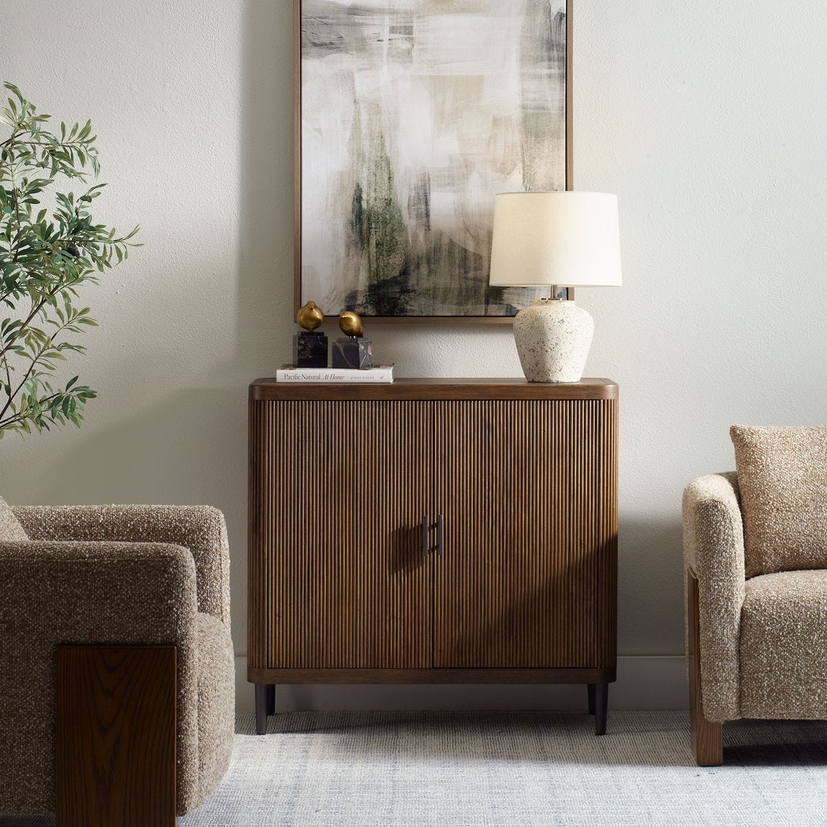 Pinstripe 2 Door Cabinet