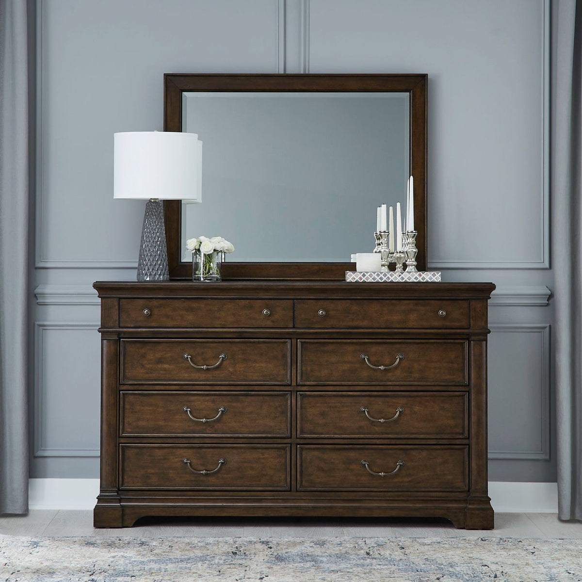 512-BR-DM - Dresser & Mirror - Liberty Furniture
